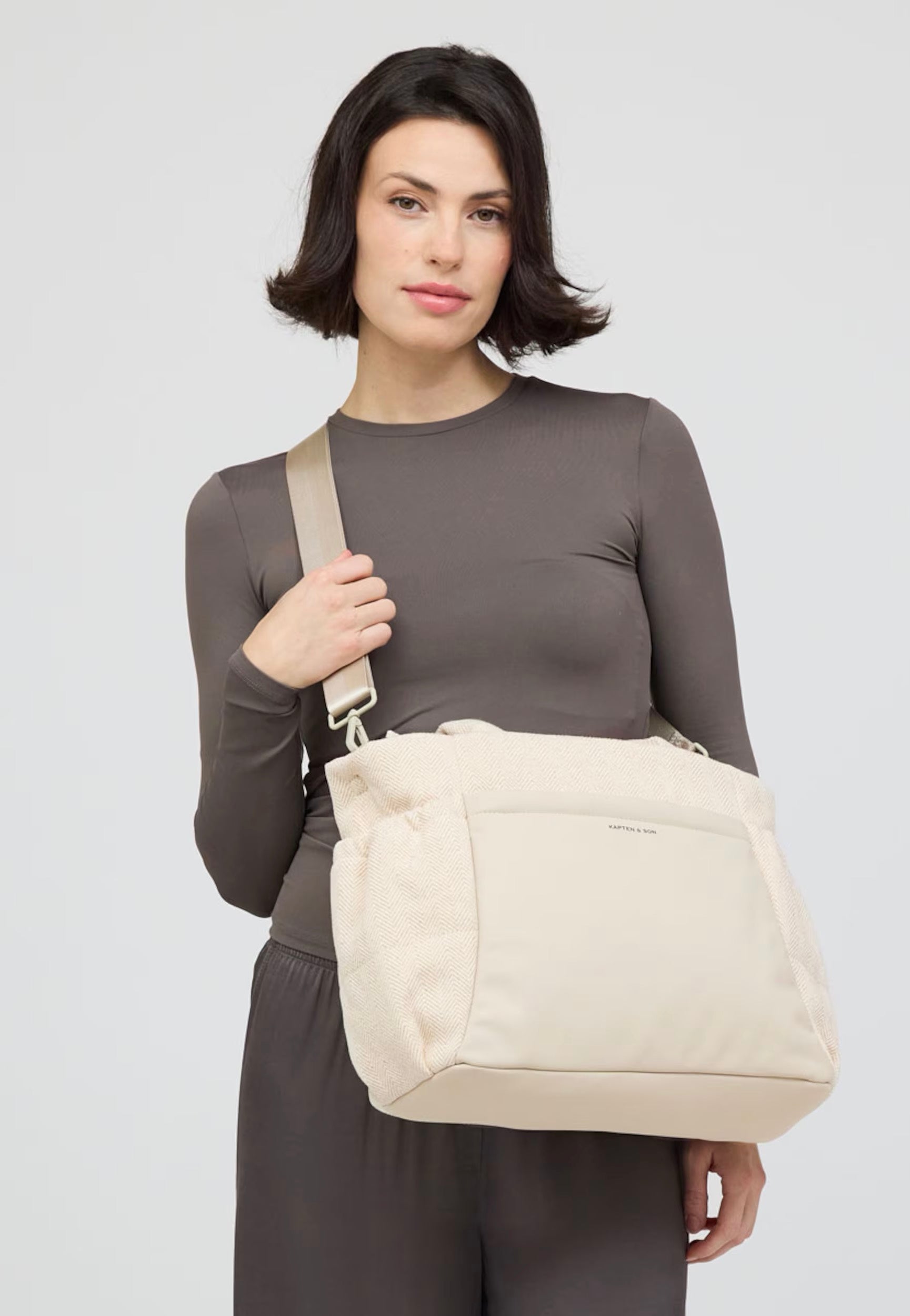 Kapten & Son Hellvi Medium Ibiza Collection Sandstone Shopper