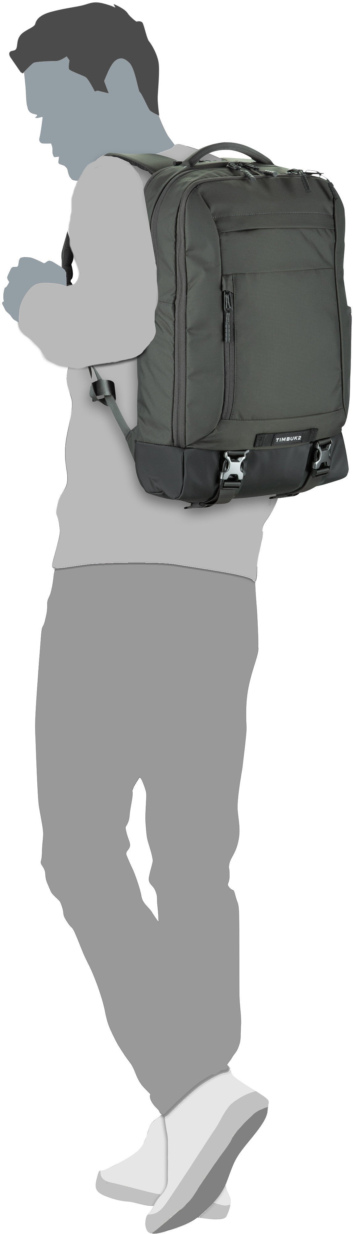 Timbuk2 The Authority Pack DLX Eco Eco Nightfall Rucksack – Silhouettenansicht