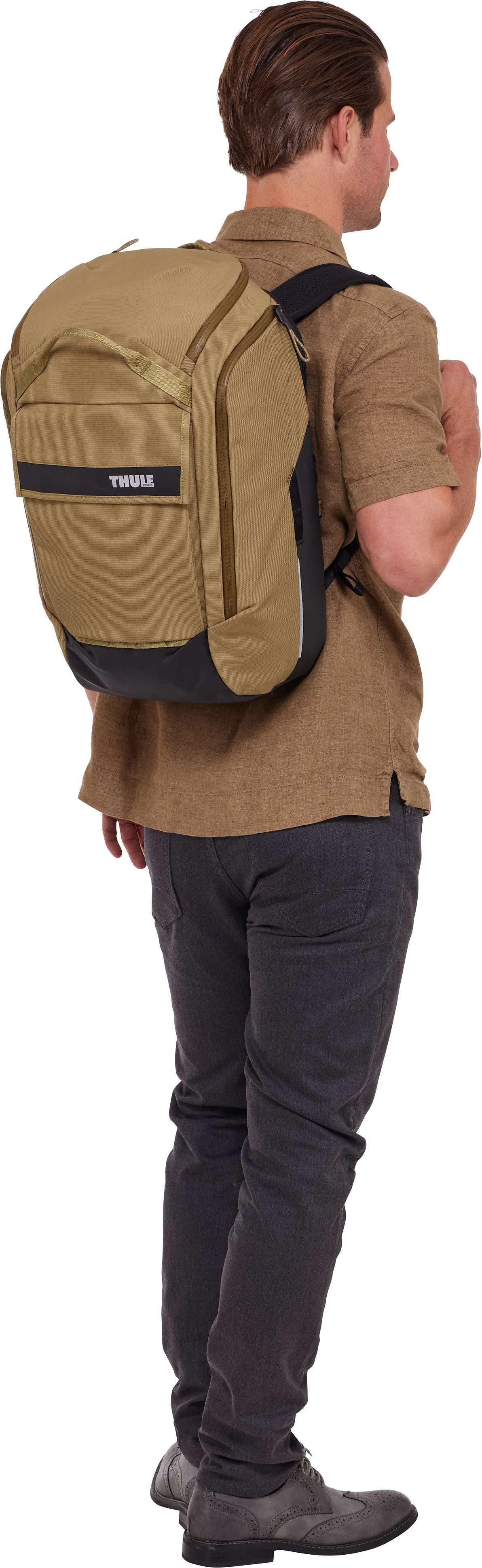 Thule Paramount Hybrid Pannier 26L Nutria Tasche – Silhouettenansicht
