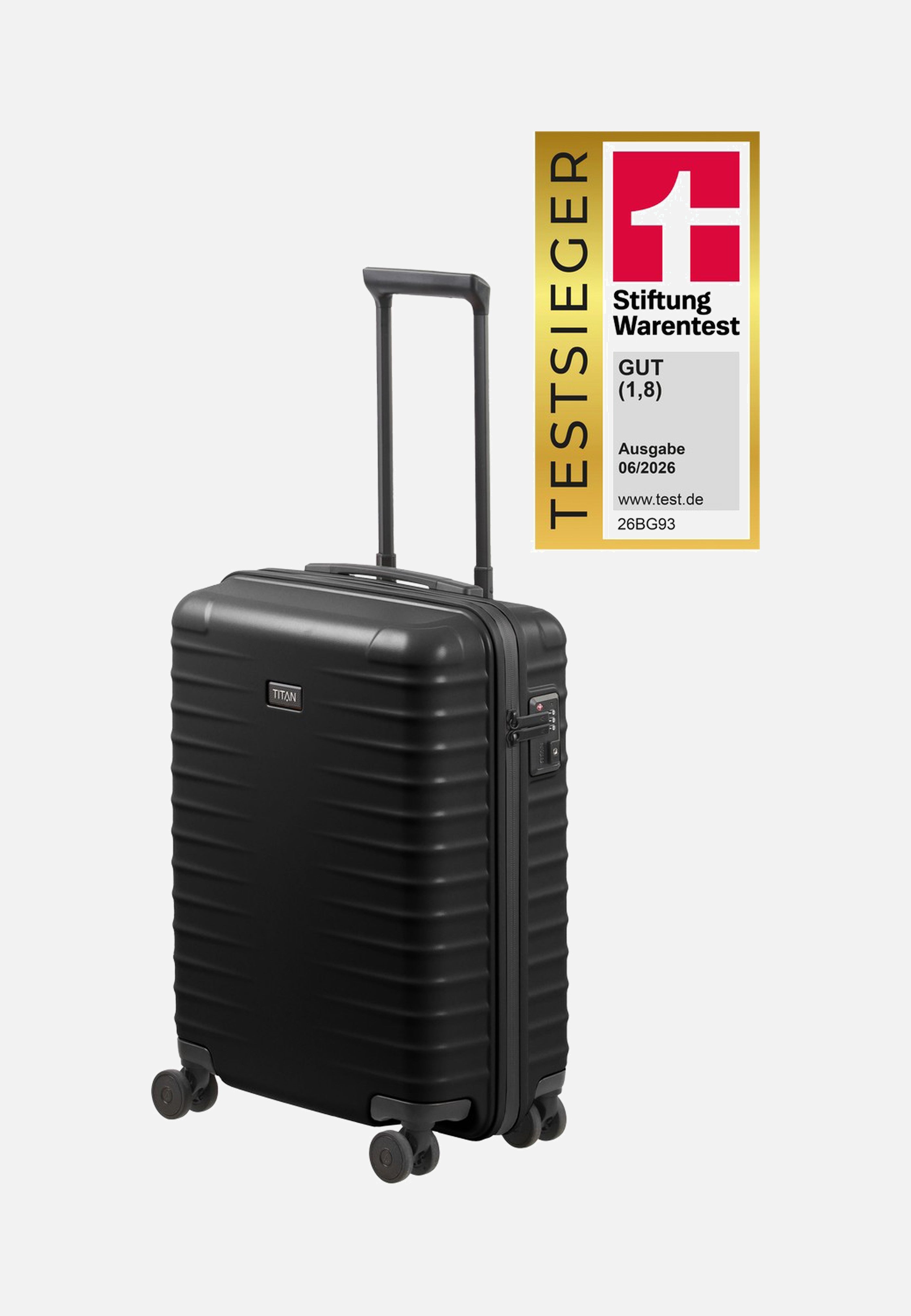 Titan UPGRADE 4w Trolley S20 Nightshade Black Koffer