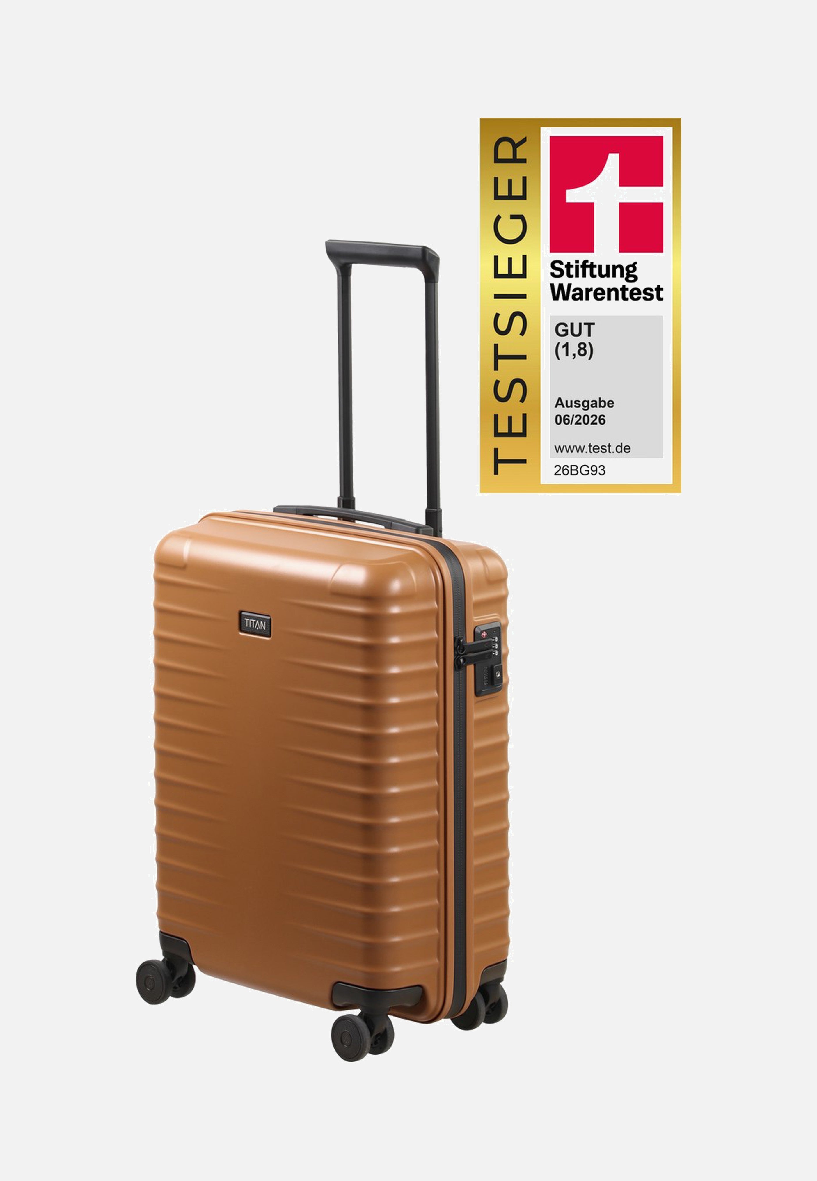 Titan UPGRADE 4w Trolley S20 Canyon Bronze Koffer