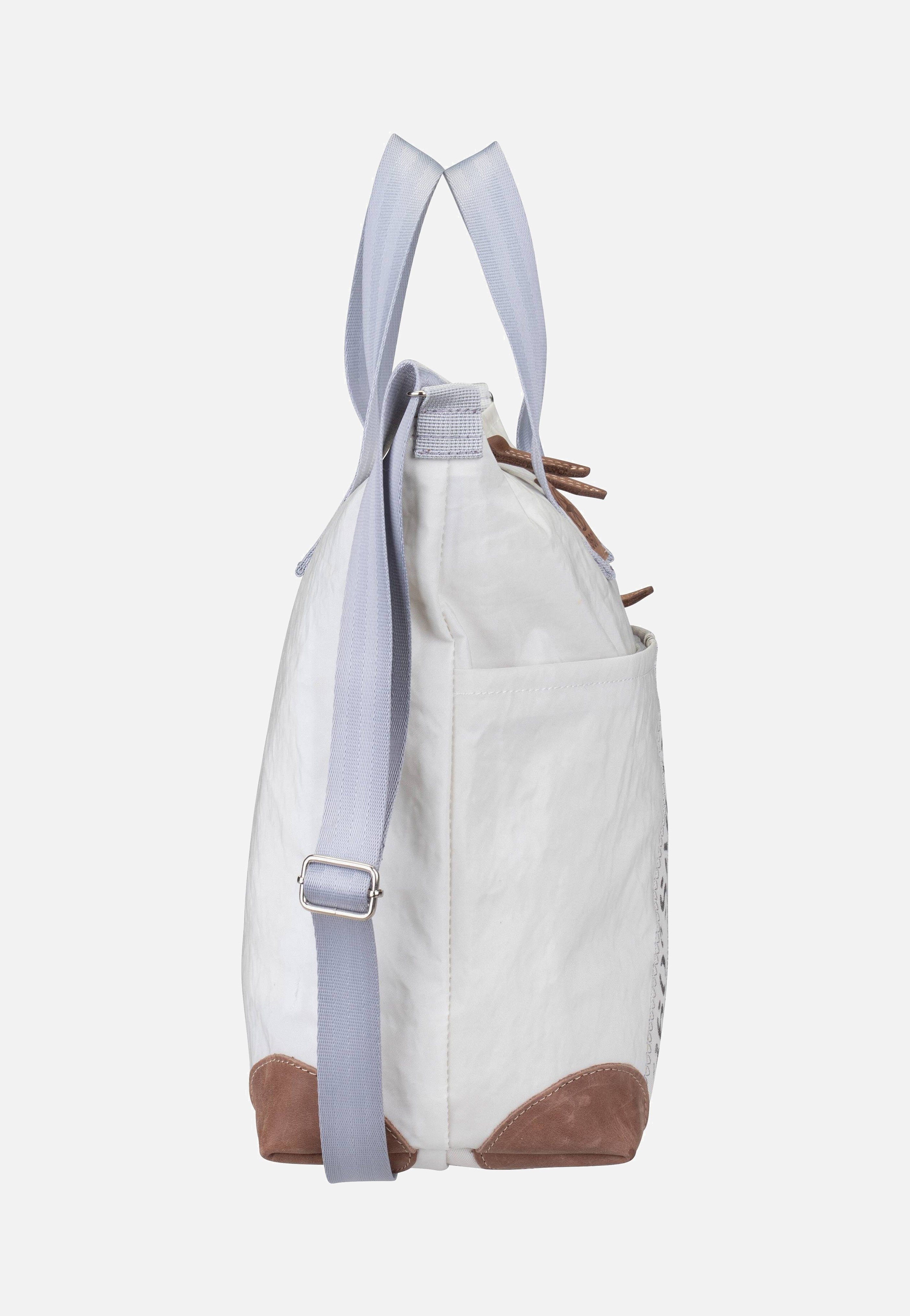 360Grad Deern Mini Stencil-Weiß/Grau Tote Bag