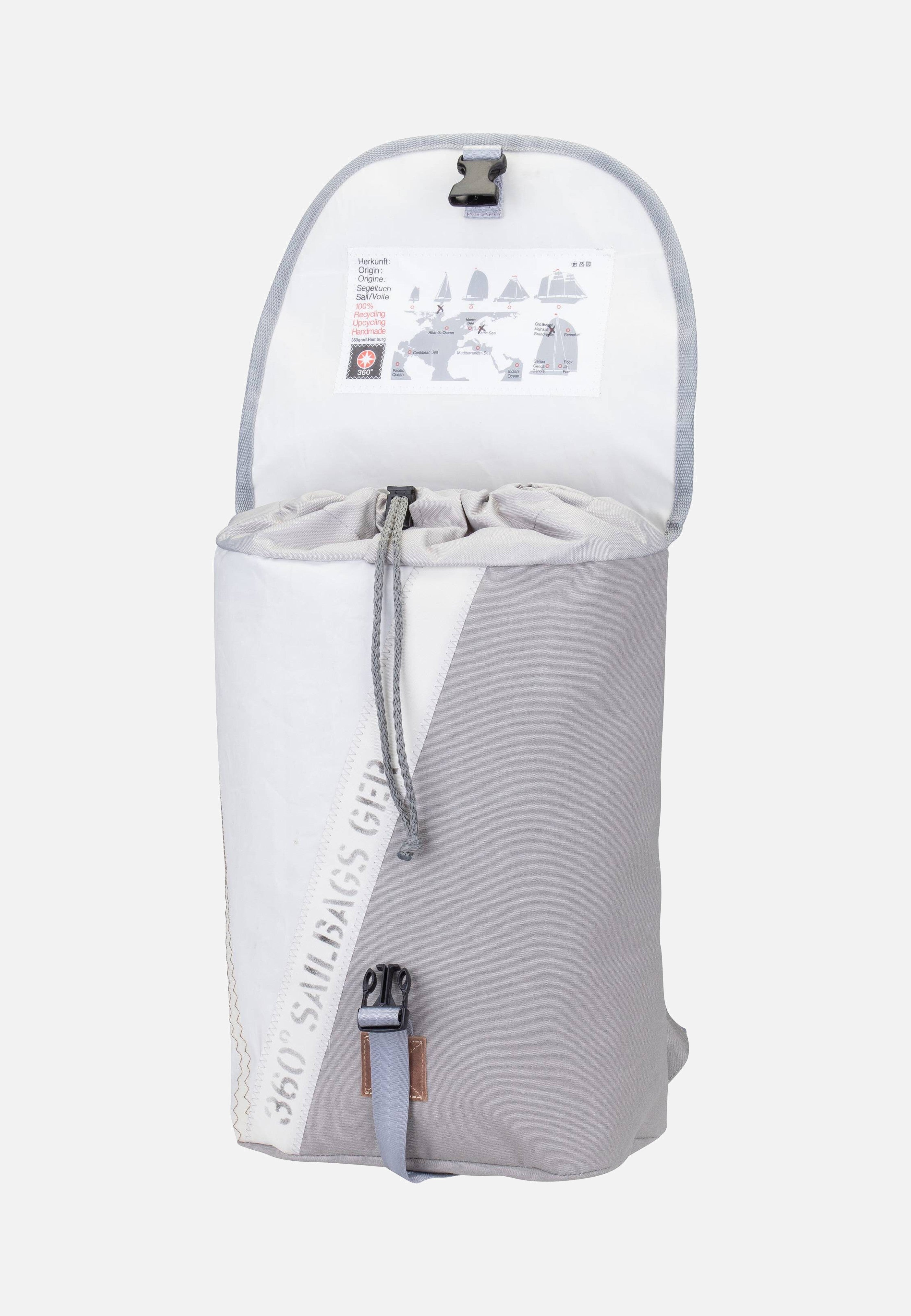 360Grad Landgang Mini Stencil-Weiß/Grau Rucksack