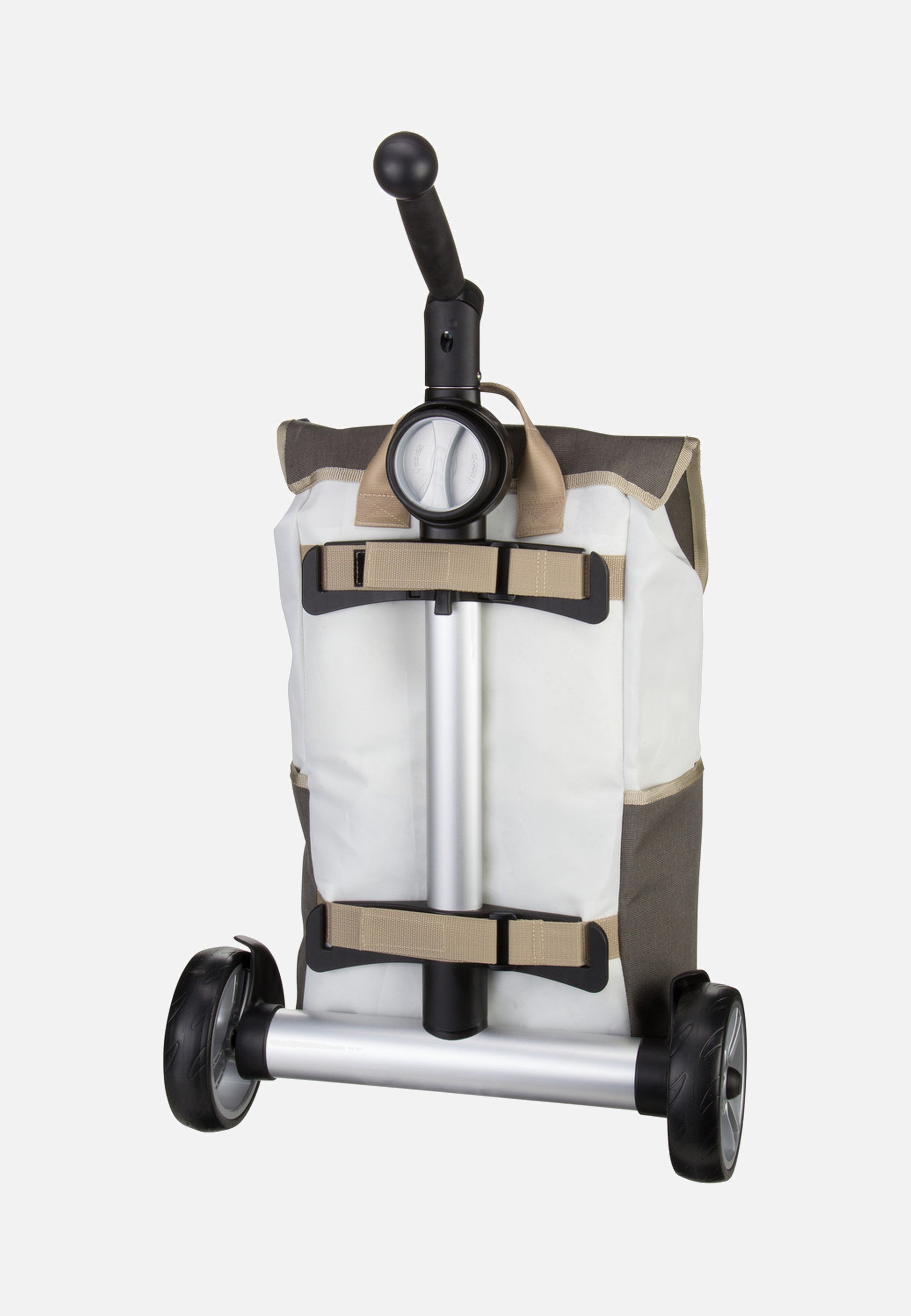 360Grad Mole Tweed Weiß Shopping Trolley