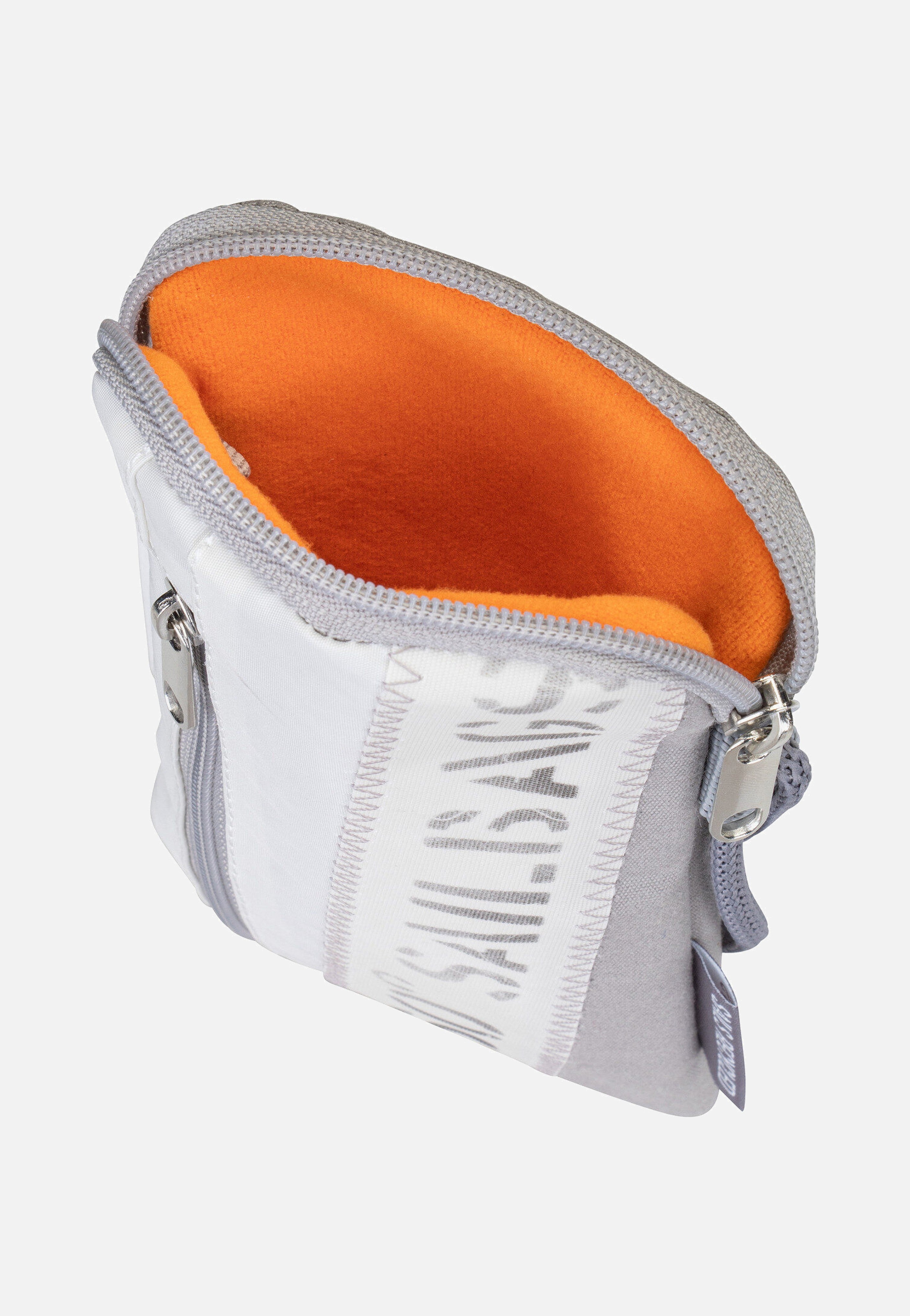 360Grad Nautik Lütt Stencil-Weiß/Grau Handytasche