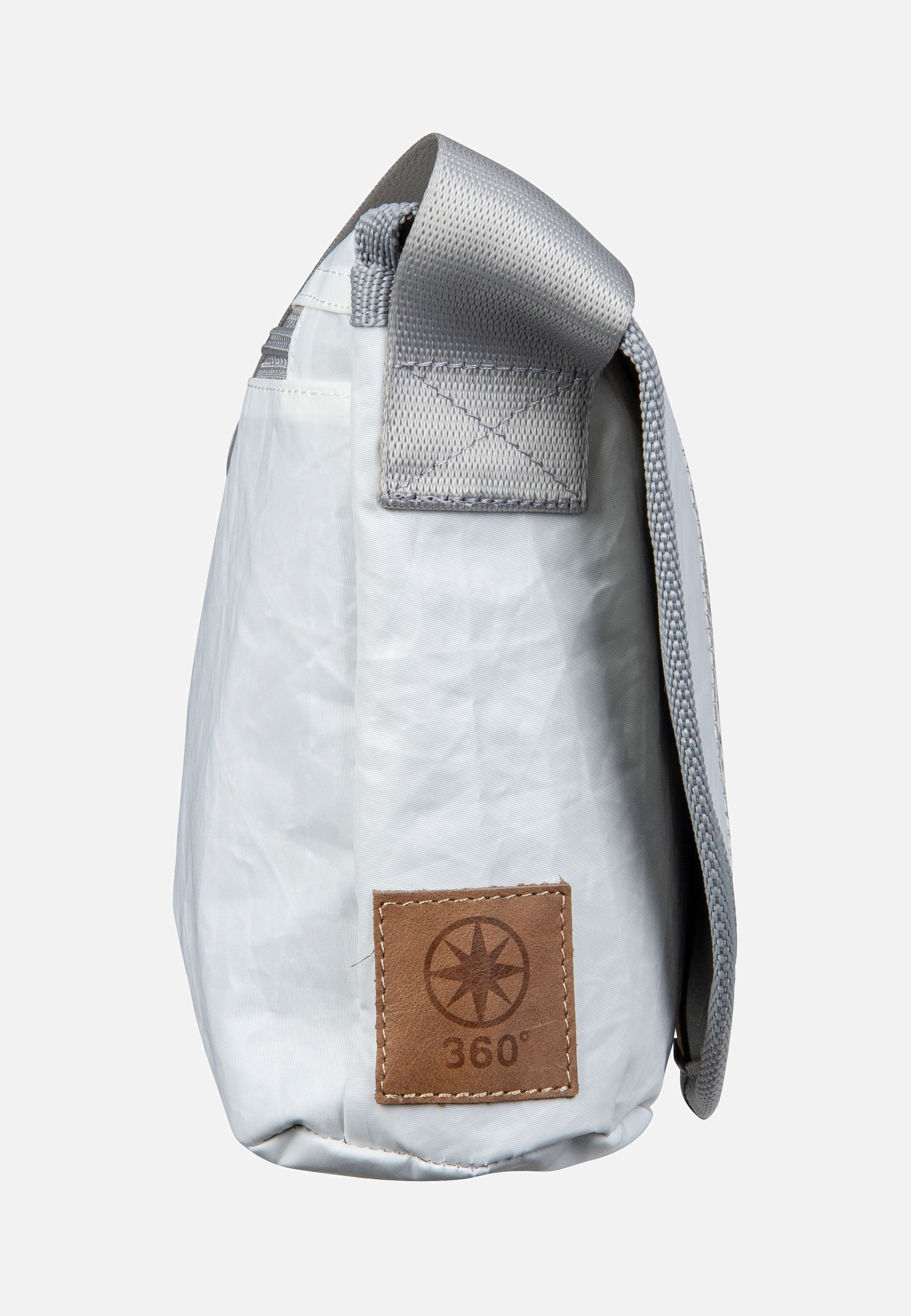 360Grad Perle Stencil-Weiß/Grau Messenger Bag