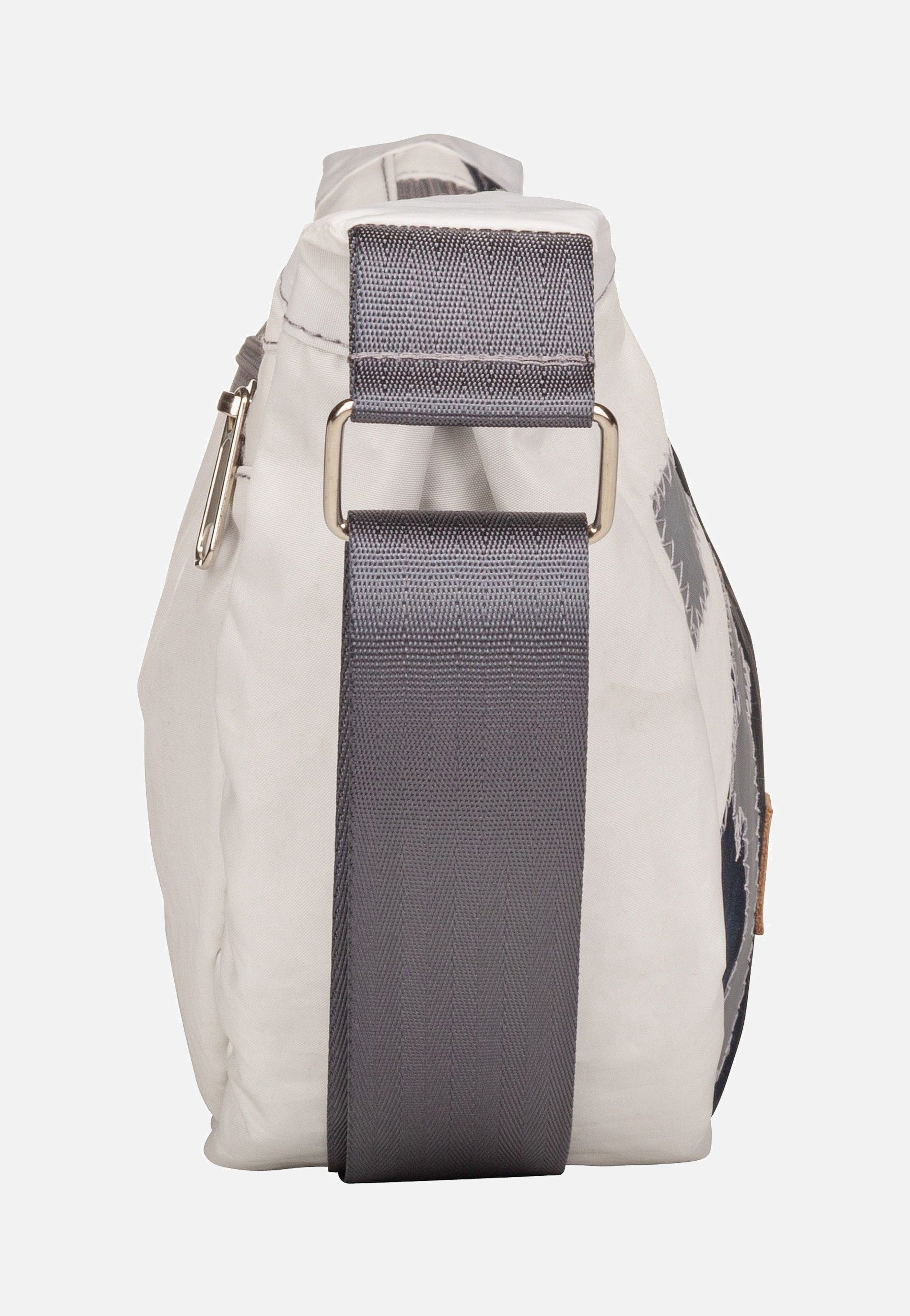 360Grad Roop Weiß/Blau mit grauer Zahl Sling Bag