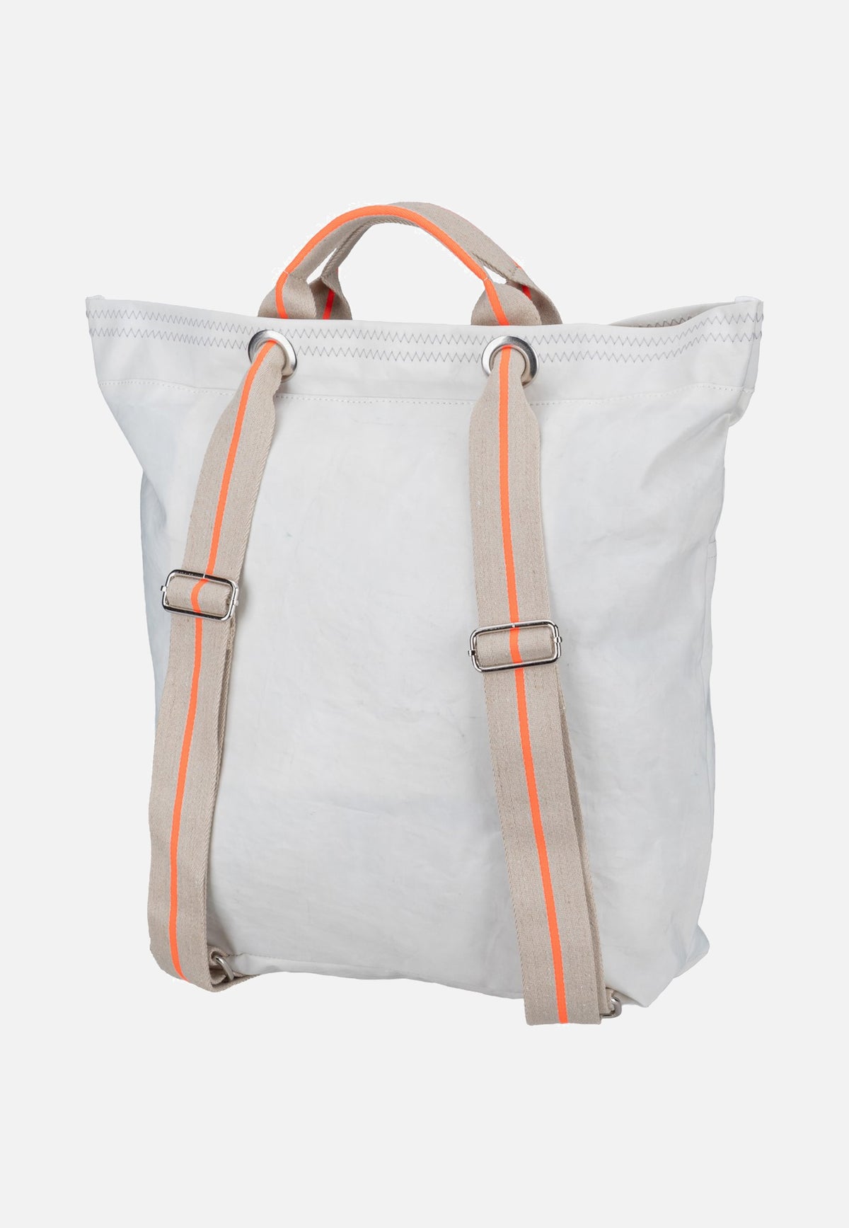 360Grad Kaje Weiss/Sand/Zahl Orange Rucksack