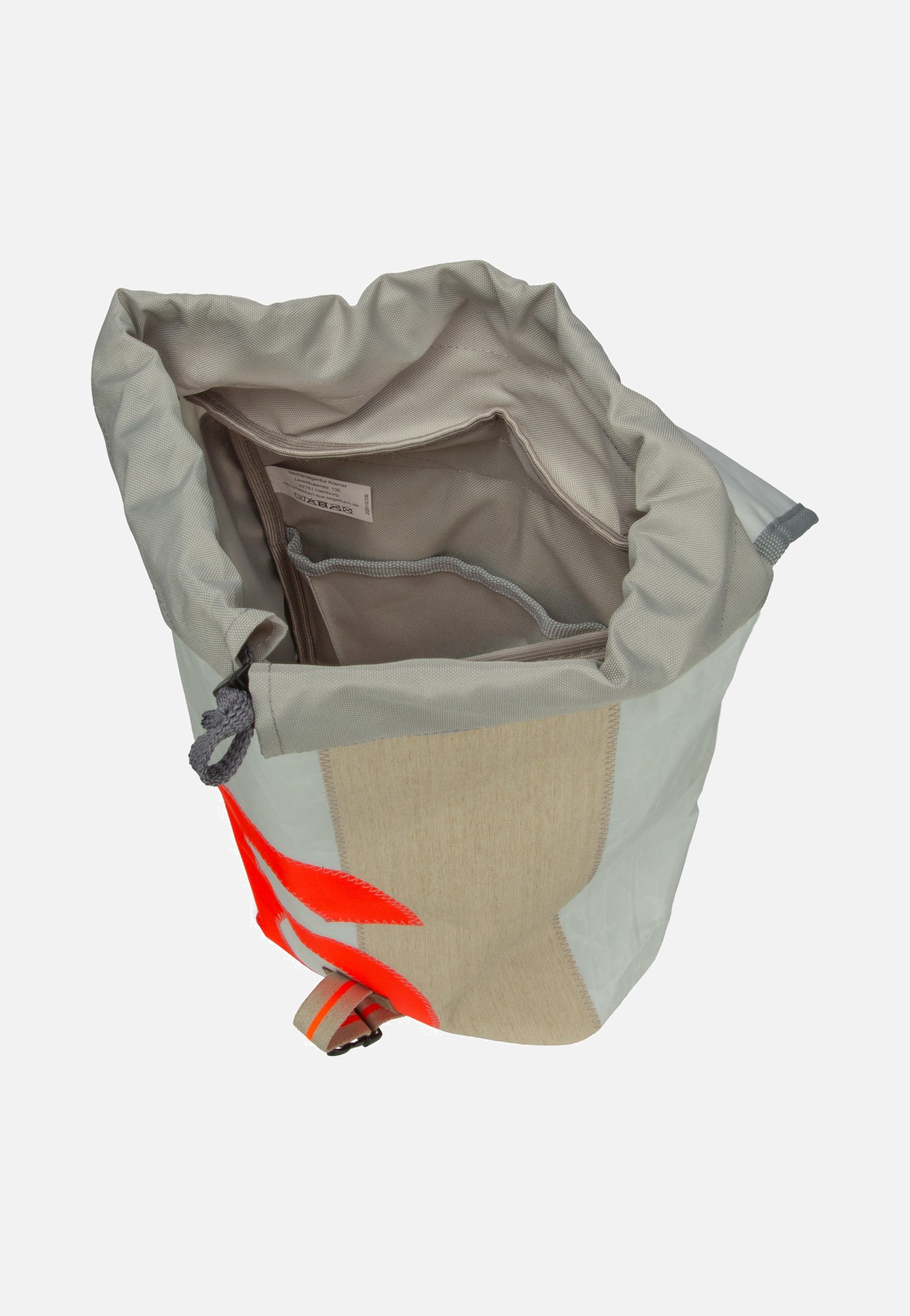 360Grad Landgang Mini Weiss/Grau Rucksack