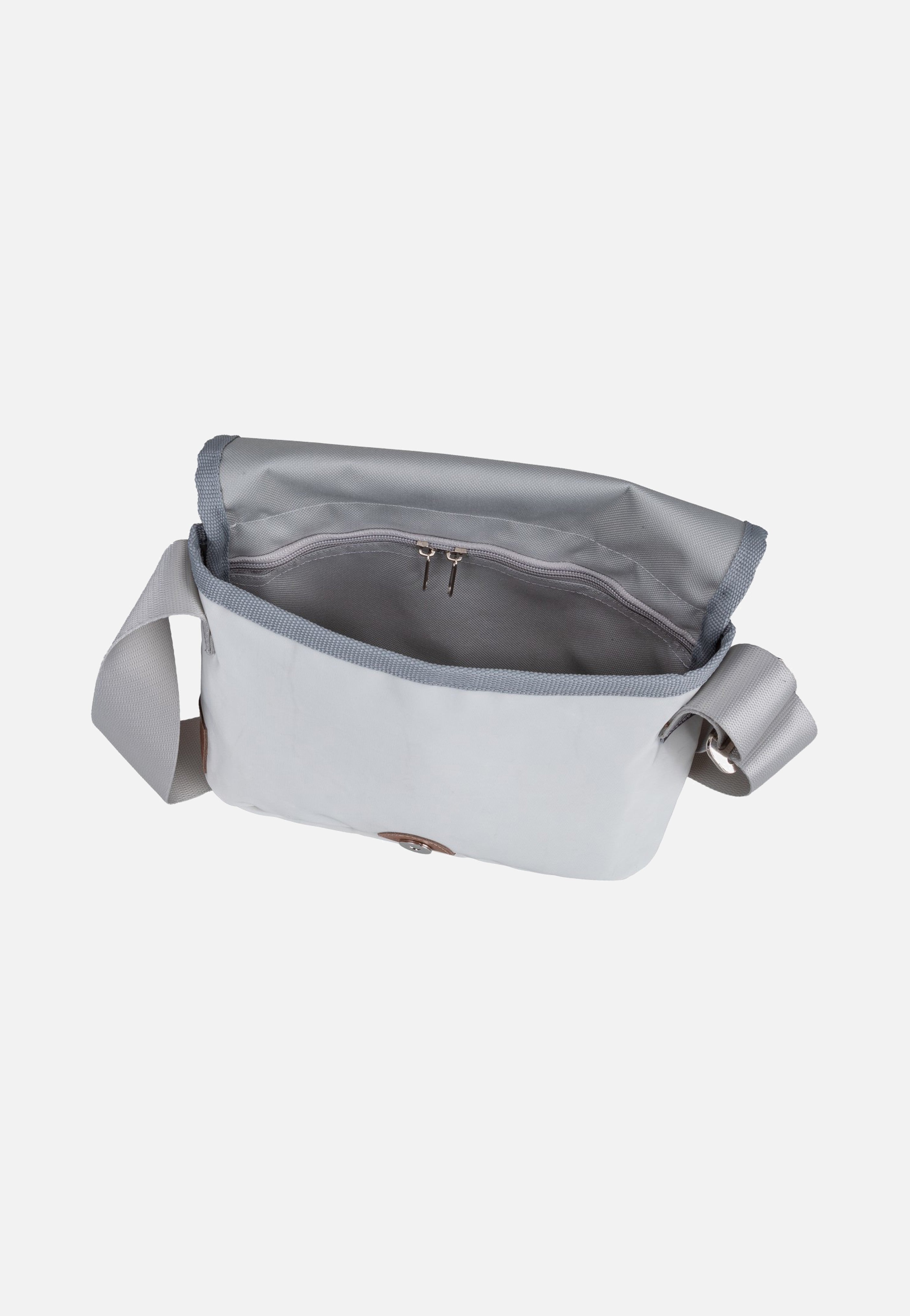 360Grad Perle Weiss/Sand/Zahl Orange Messenger Bag