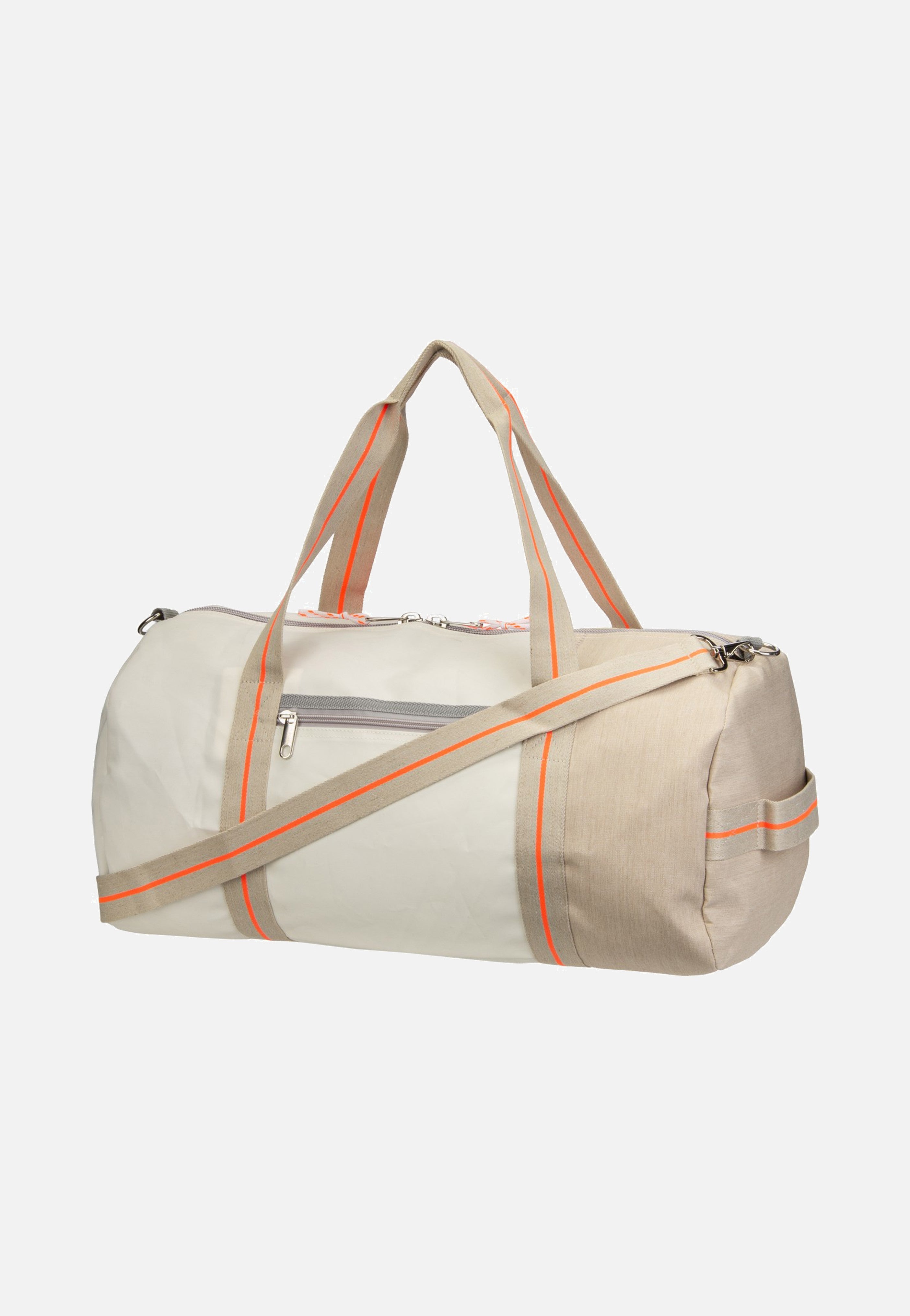 360Grad Pirat Weiss/Sand/Zahl Orange Dufflebag