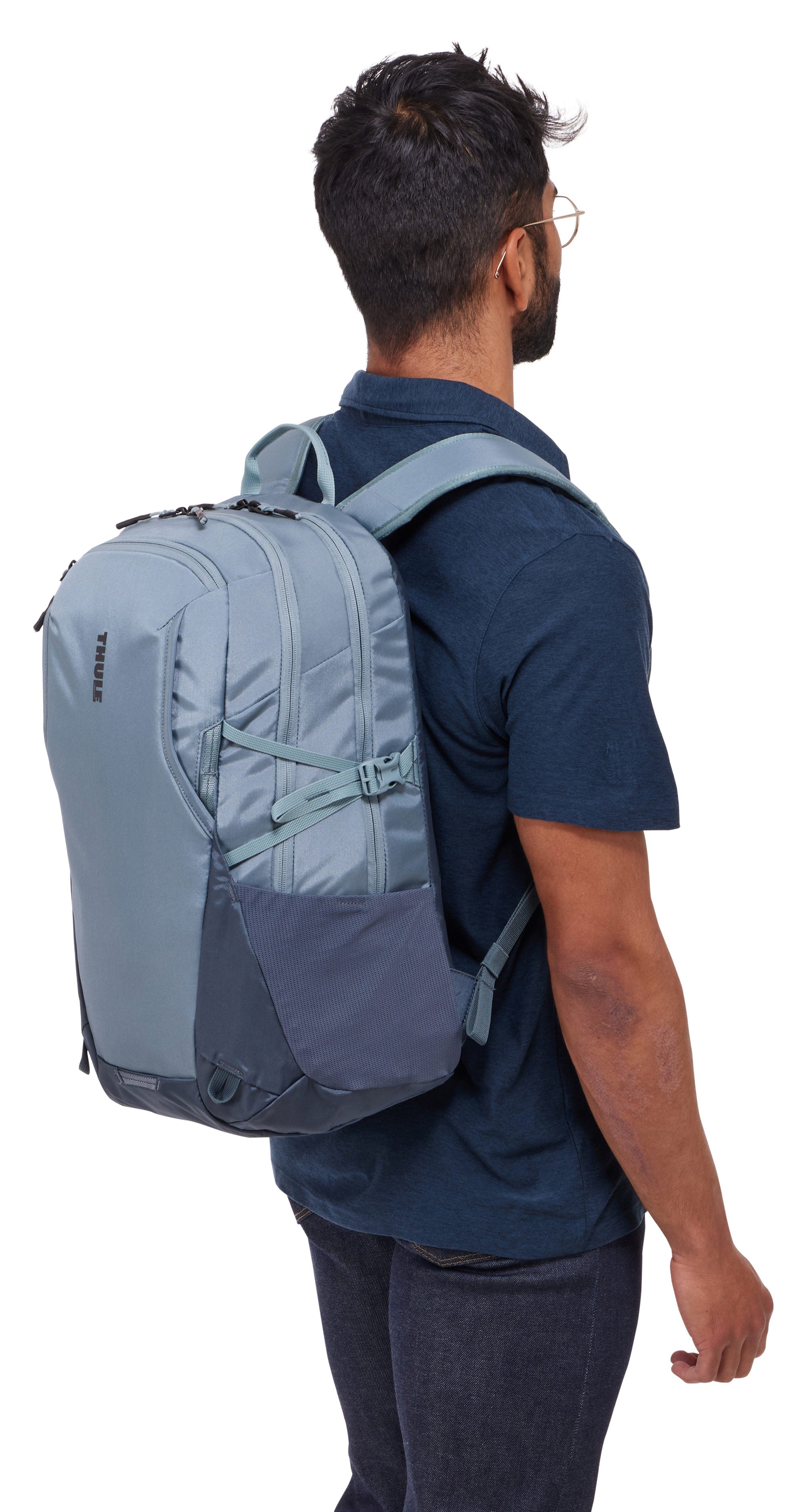 Thule EnRoute 23L Pelican/Vetiver Rucksack – Silhouettenansicht