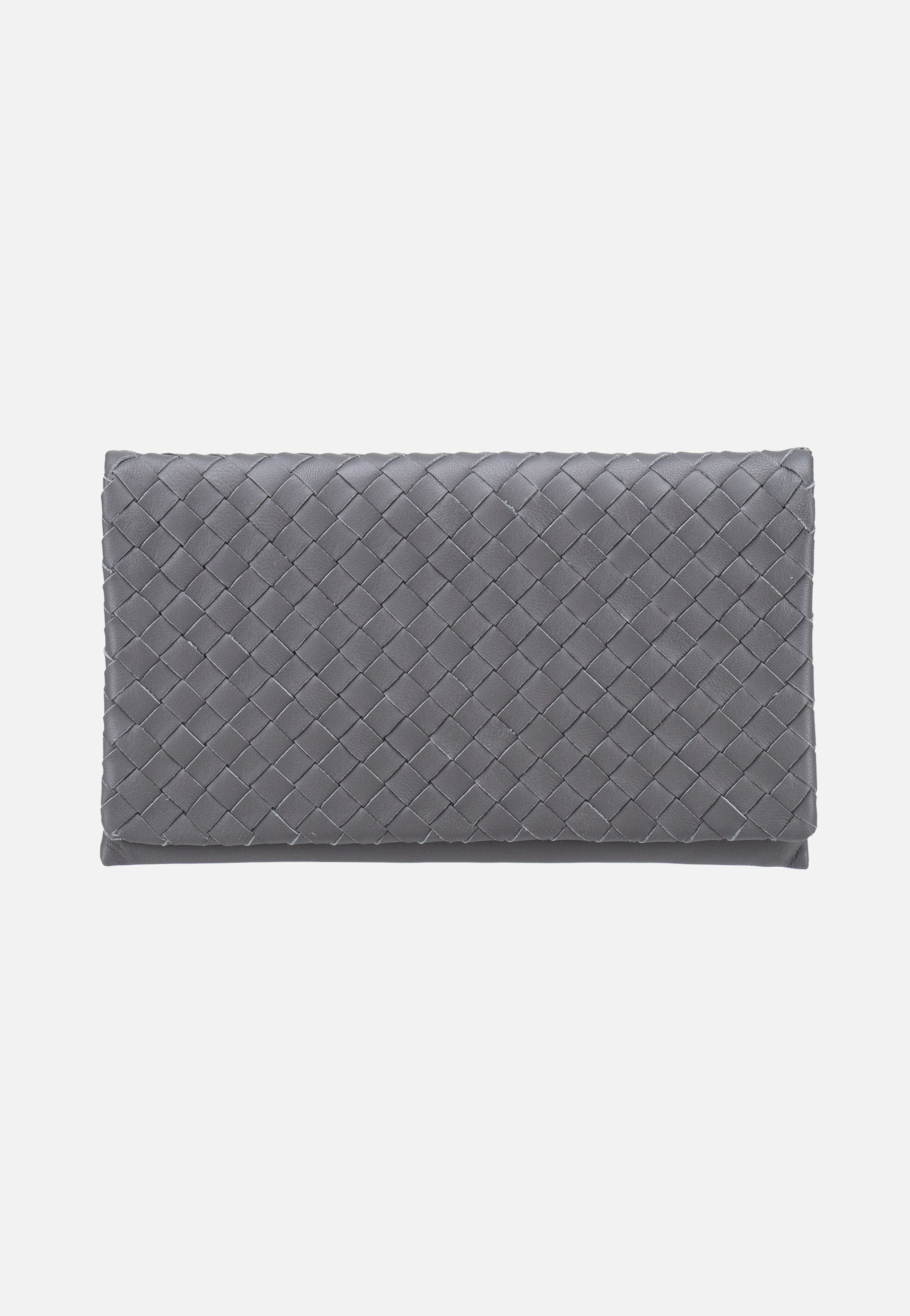 abro Clutch Piuma Weaving Zinc Clutch