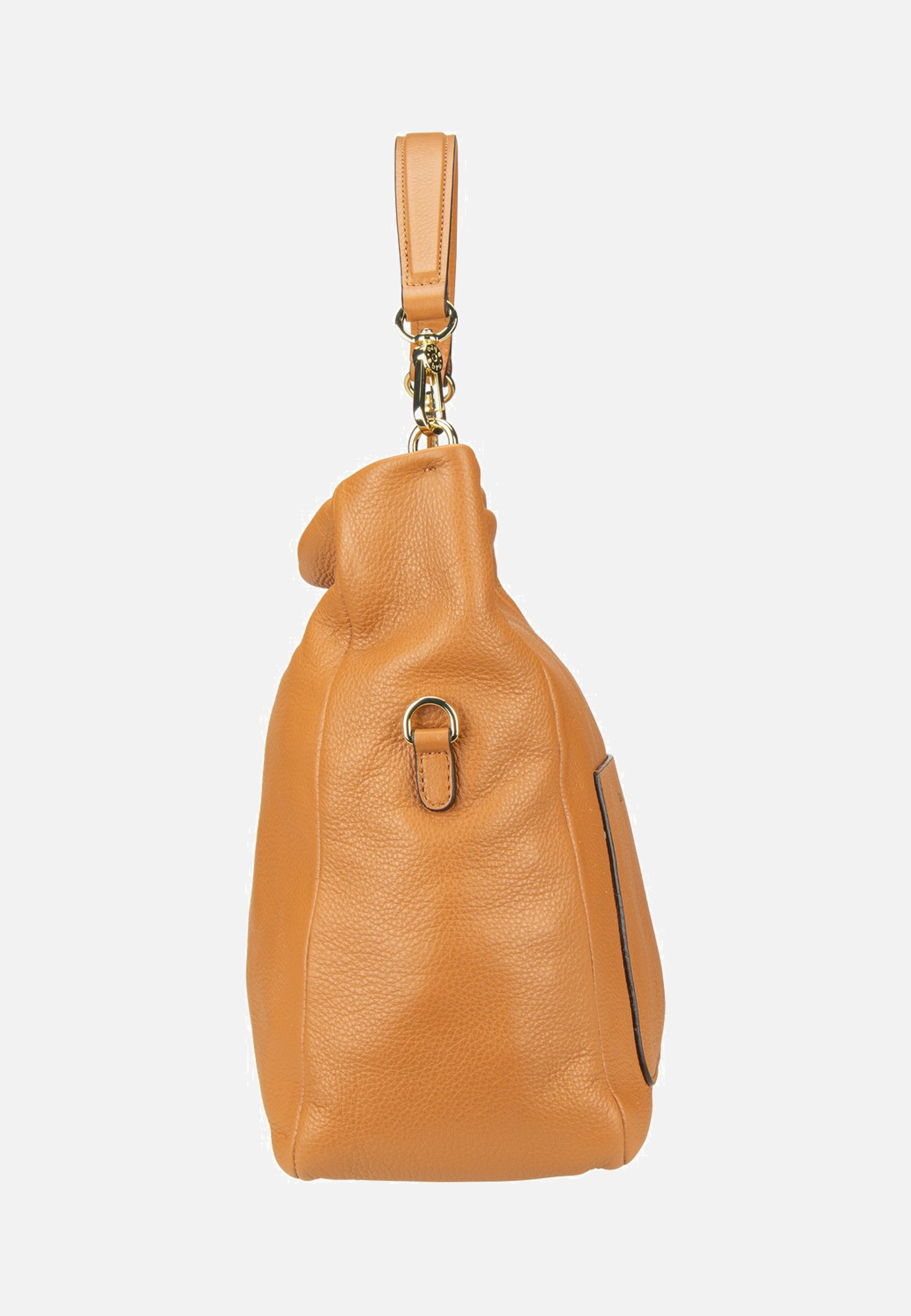 abro Raquel Small Cuoio Hobo Bag