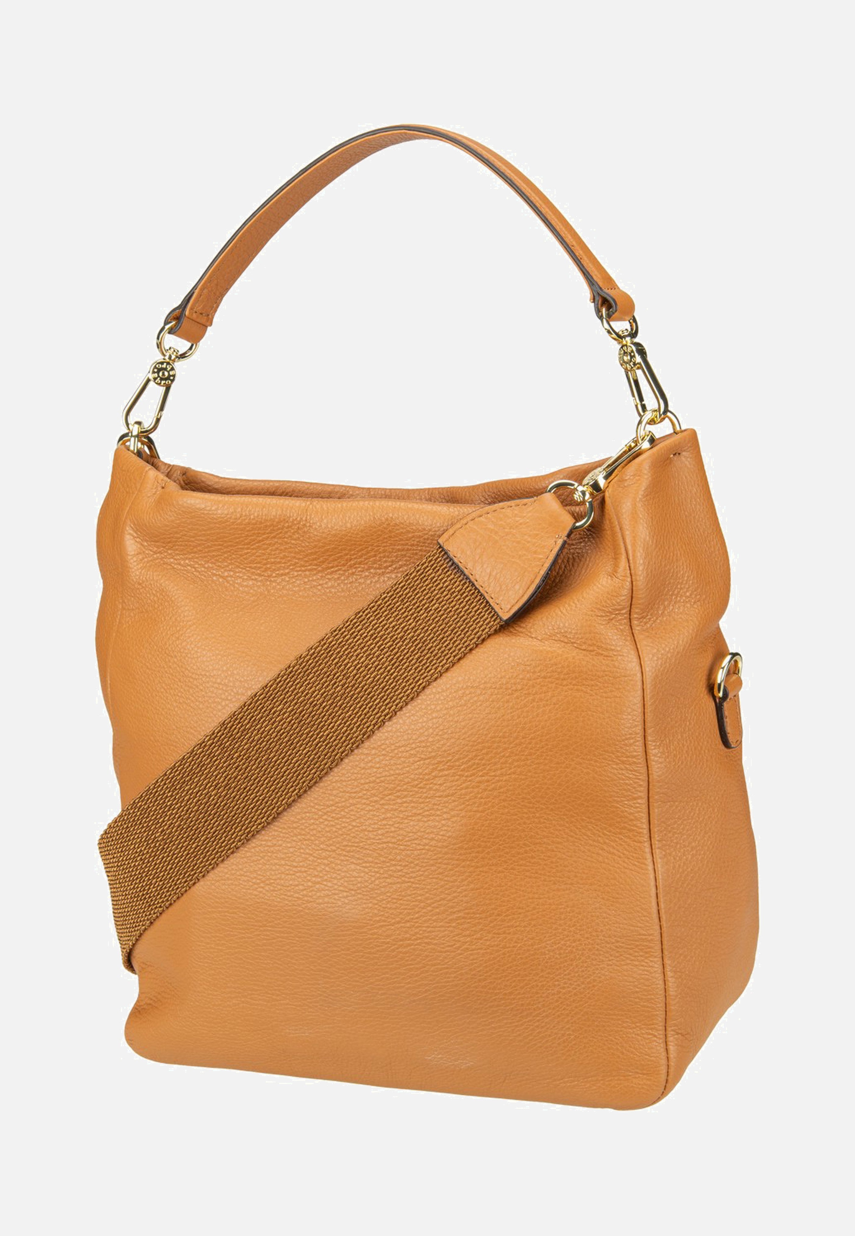 abro Raquel Small Cuoio Hobo Bag