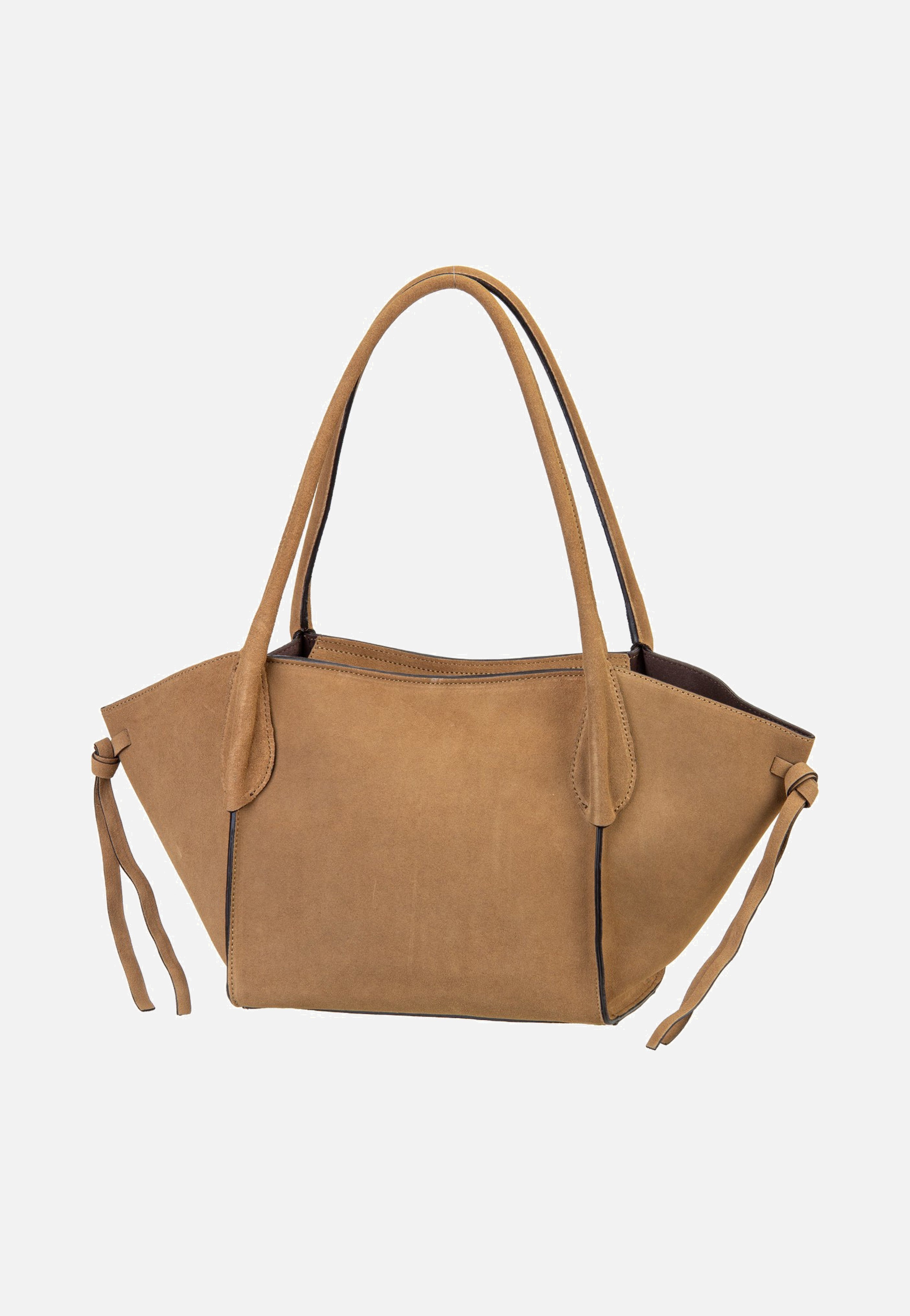 abro Vibe Small Cappuccino Handle Bag