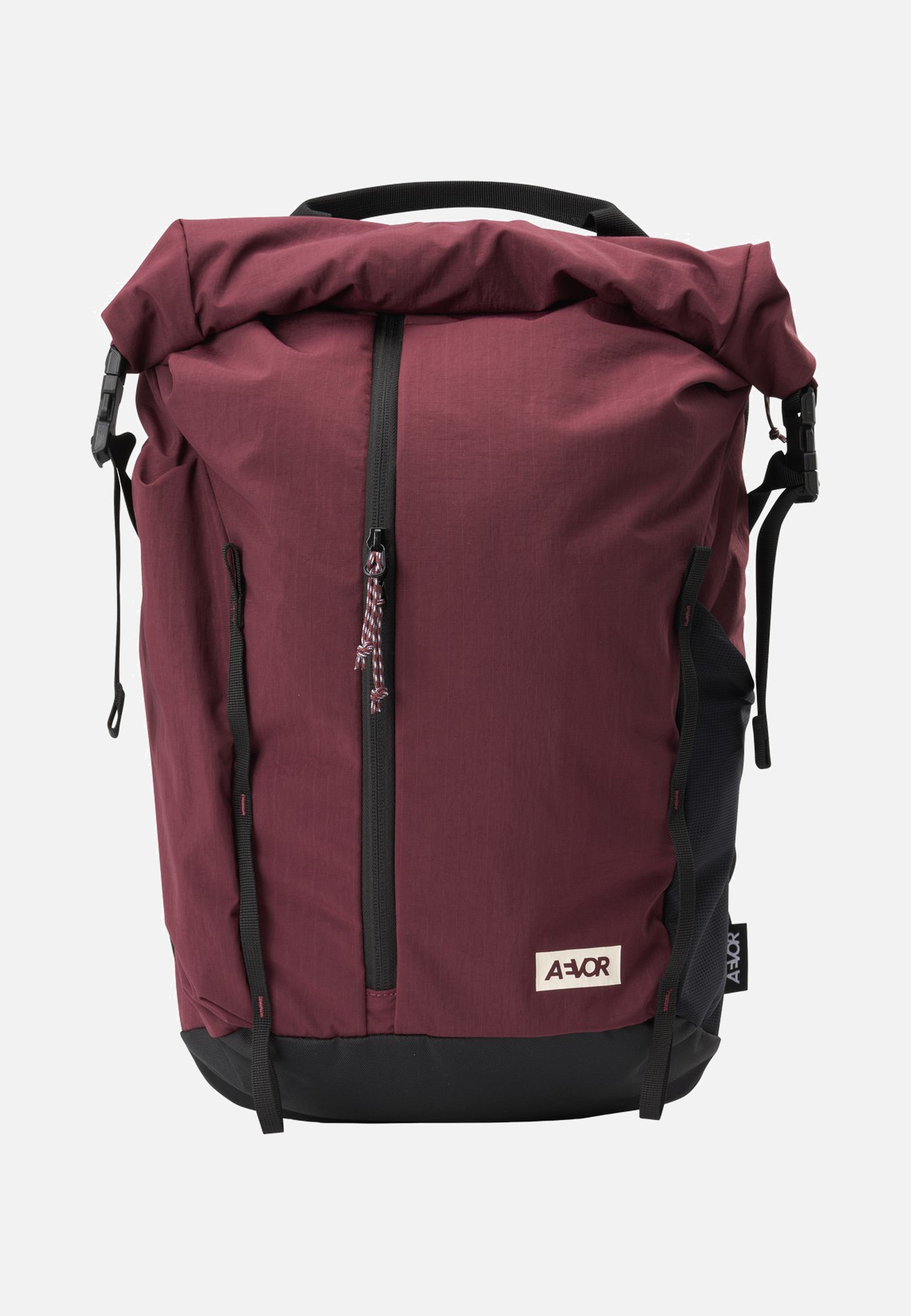 AEVOR Active Pack Burgundy Rolltop Backpack