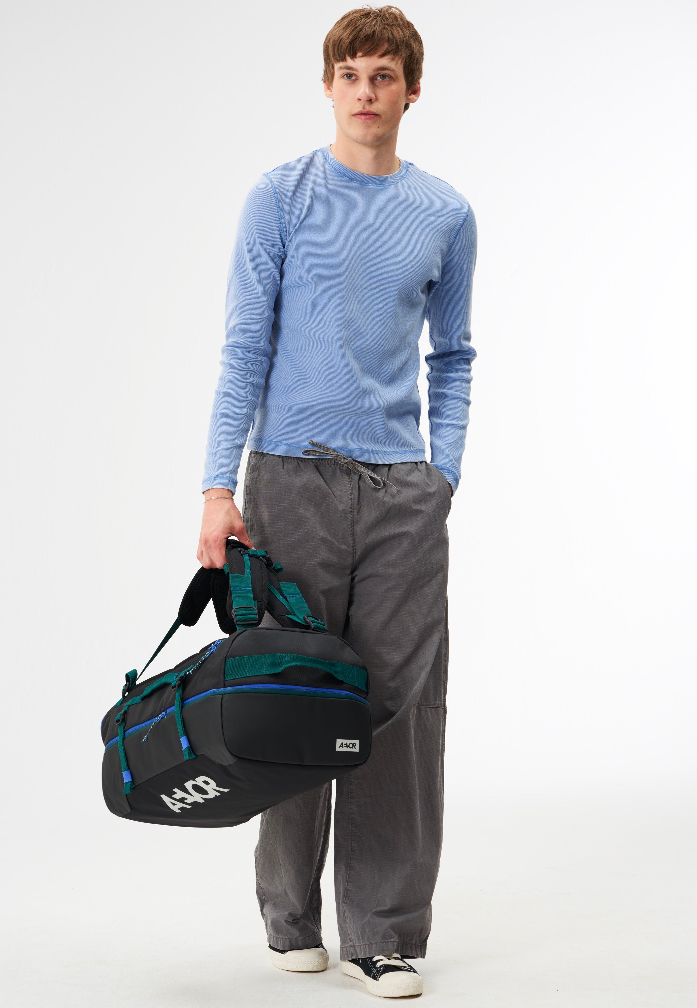 AEVOR Duffel Pack Proof Dual Dip Aqua Drift Dufflebag