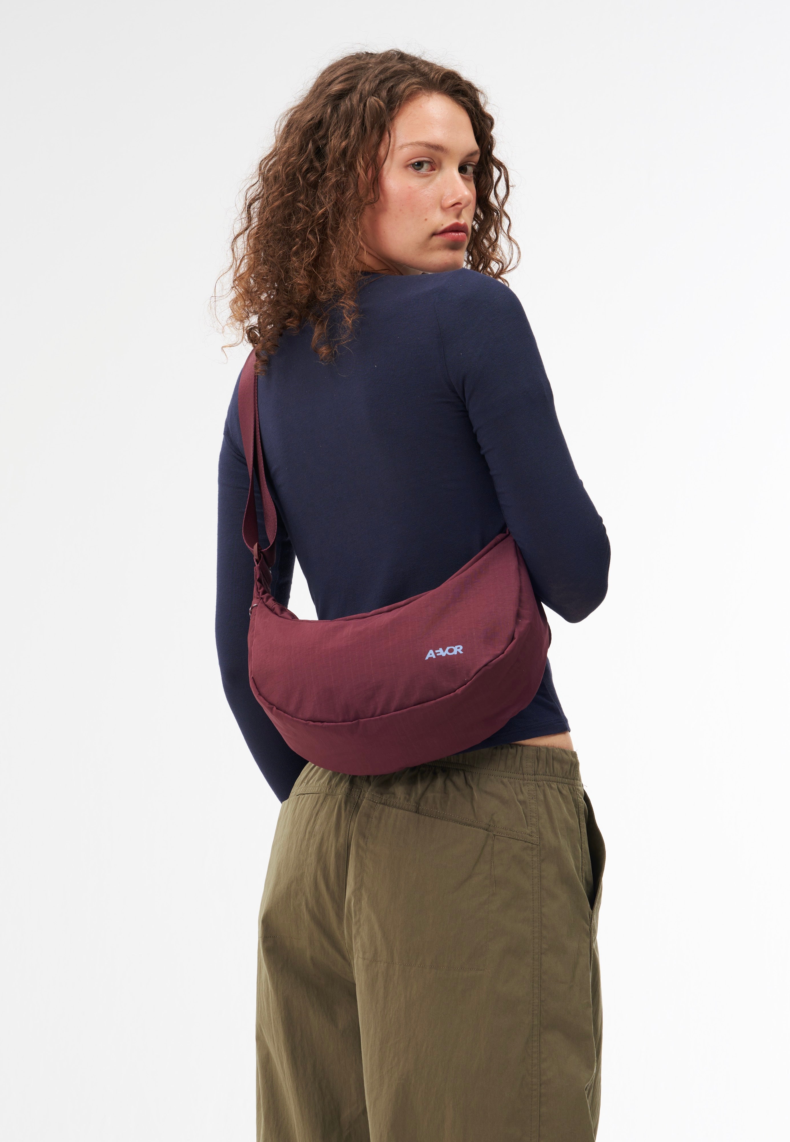 AEVOR Sling Bag Small Burgundy Sling Bag