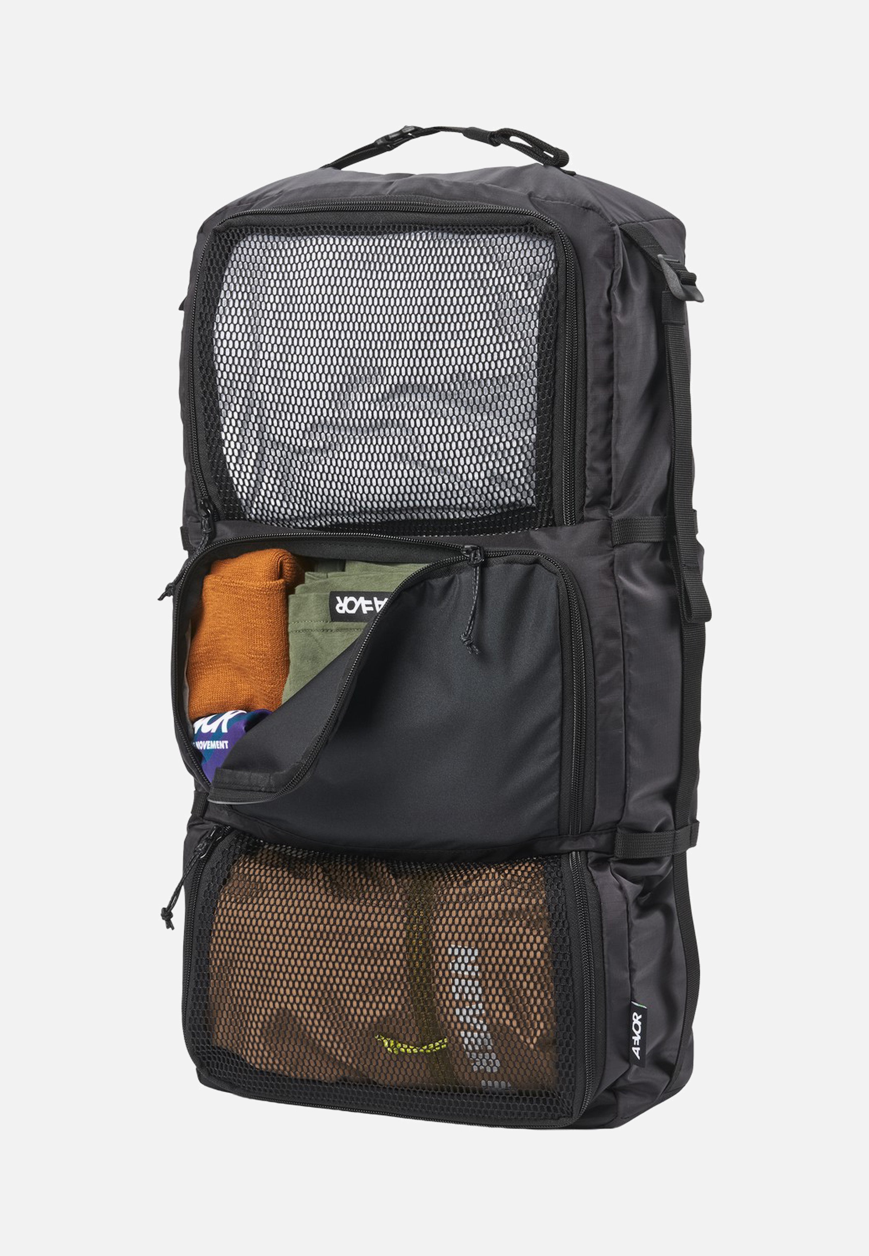 AEVOR Travel Trunk Ripstop Black Packing Cubes