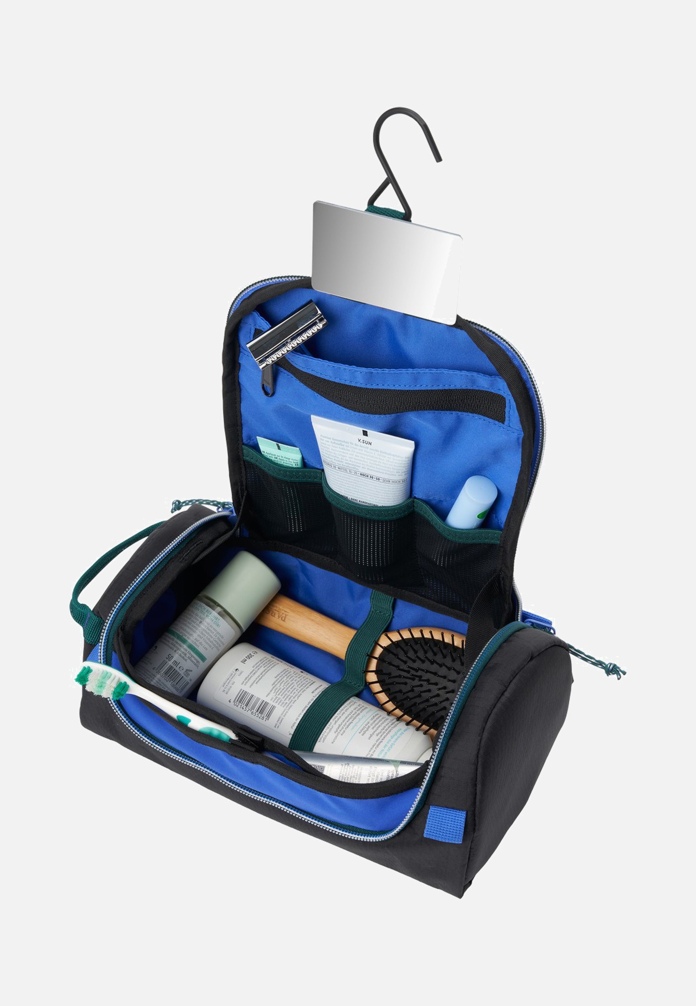 AEVOR Wash Pack Proof Dual Dip Aqua Drift Toiletry Bag