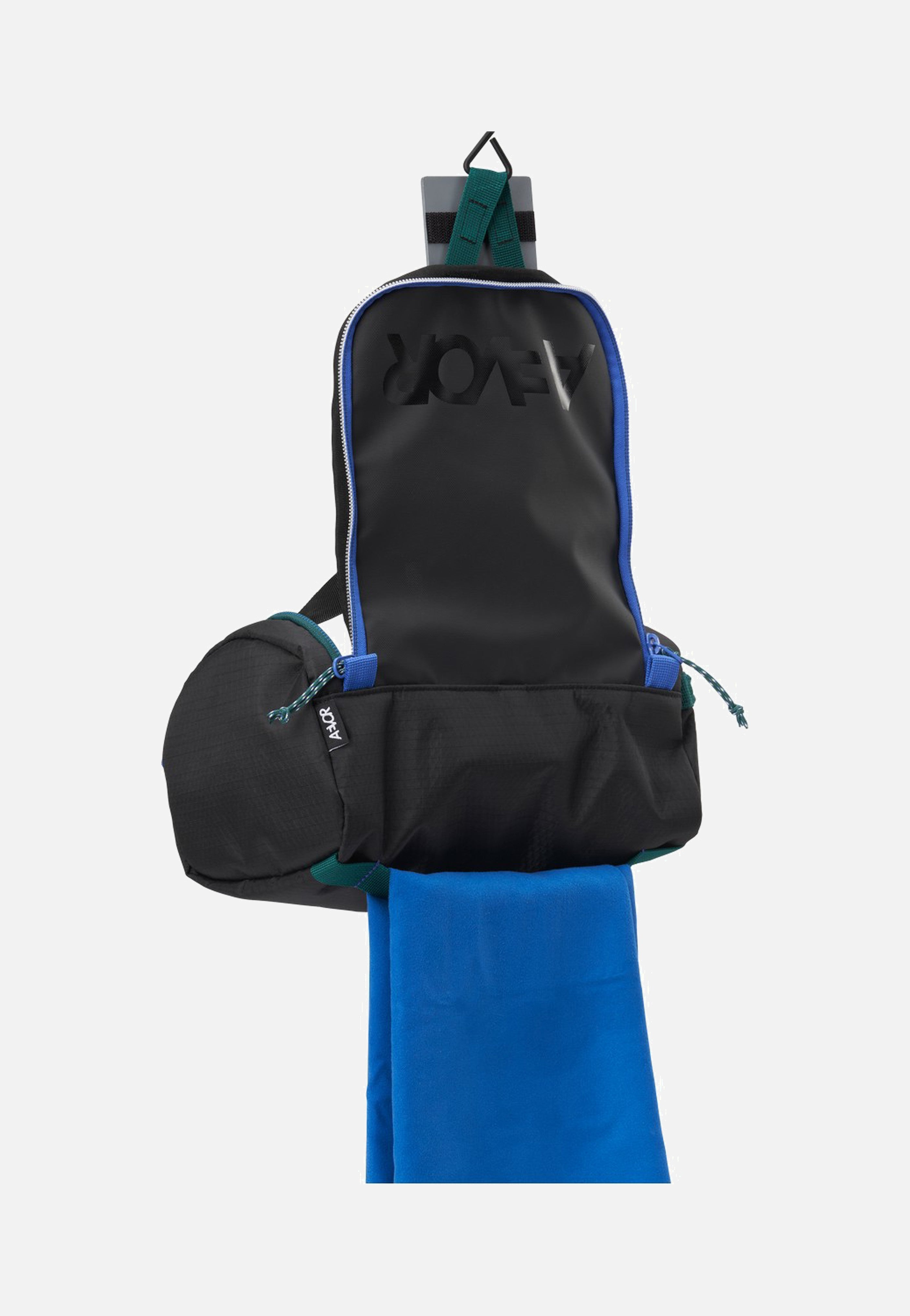 AEVOR Wash Pack Proof Dual Dip Aqua Drift Toiletry Bag
