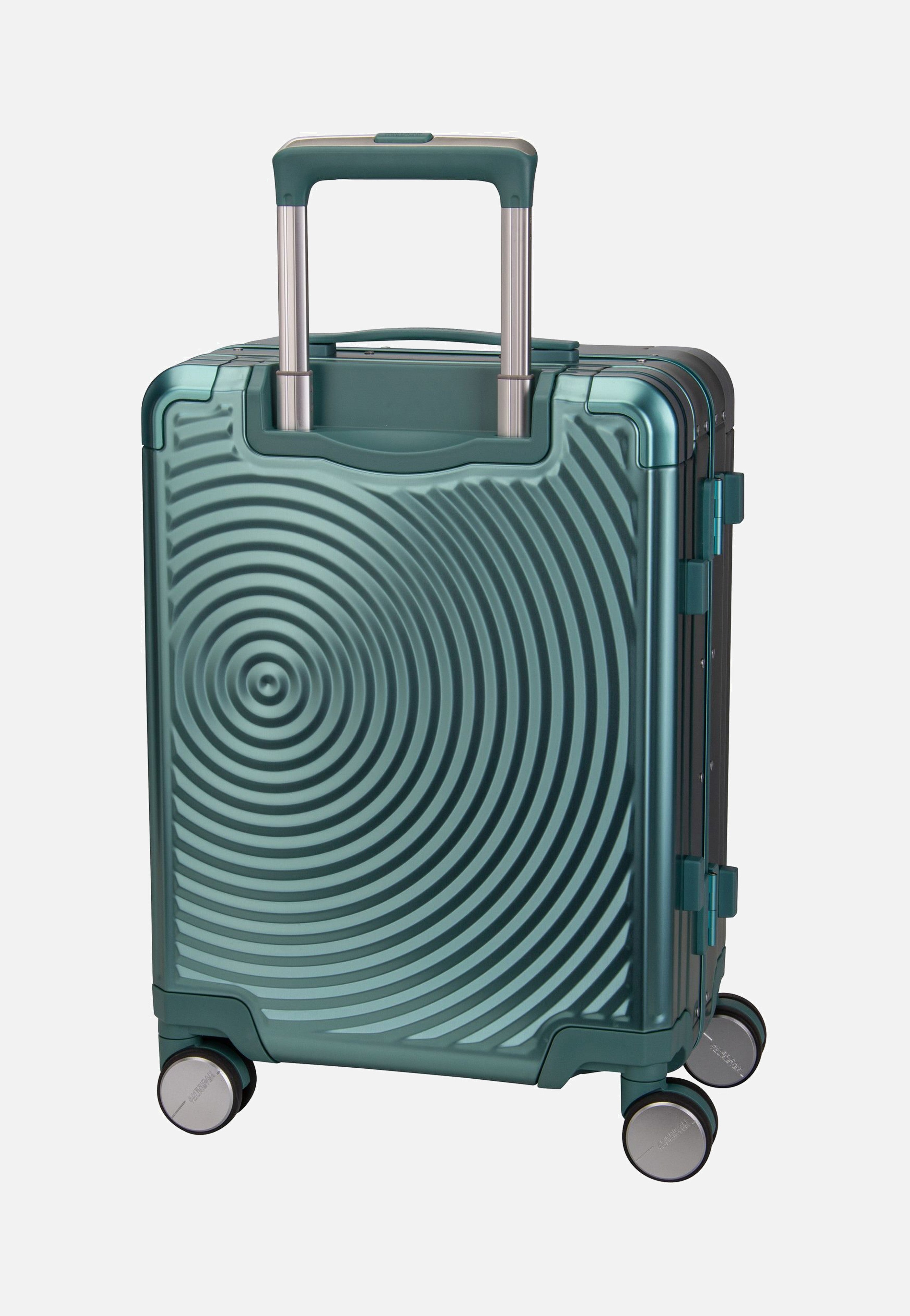 American Tourister Soundbox Alu Spinner 55 Dusty Turquoise Koffer