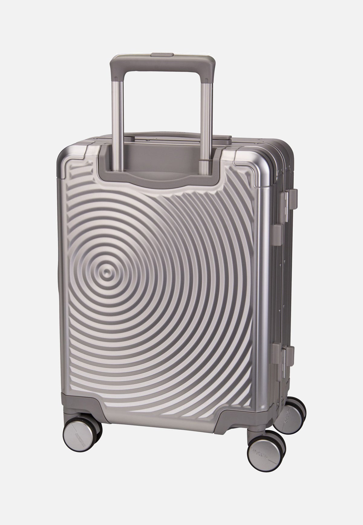 American Tourister Soundbox Alu Spinner 55 Silver Koffer