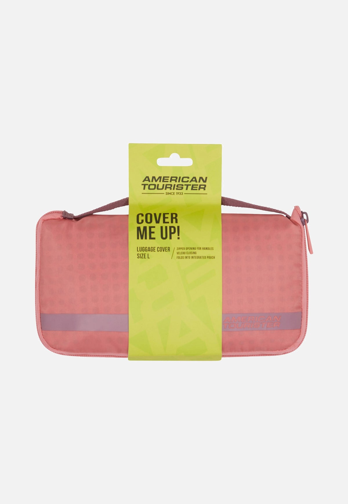 American Tourister Foldable L Pink/Mauve Luggage Cover