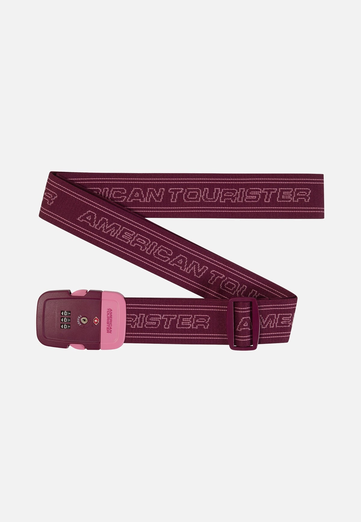 American Tourister Luggage Belt TSA Iced Berry Accessories