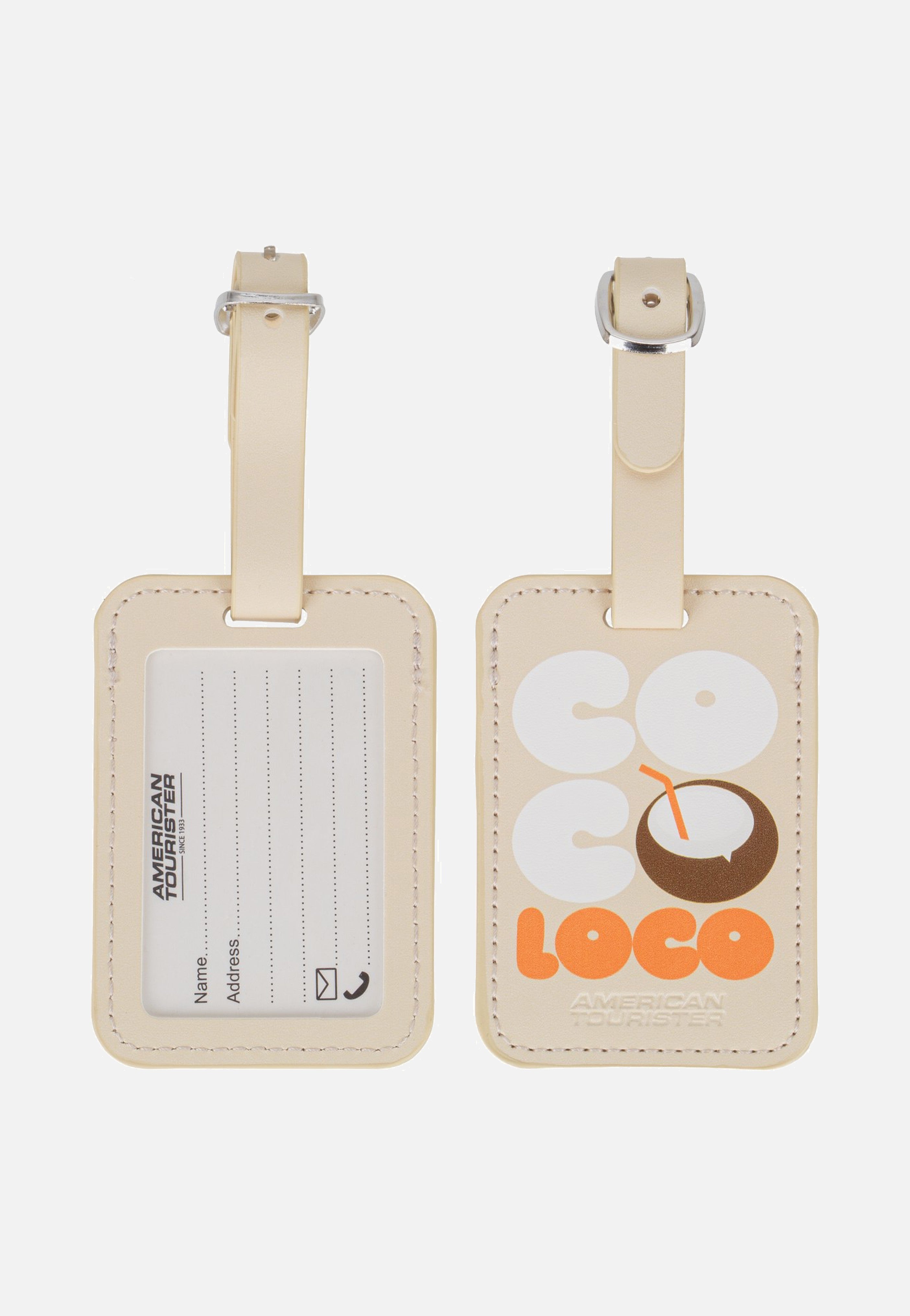 American Tourister Luggage Tag Pack Of 2 Print Coco Loco Gepäckanhänger