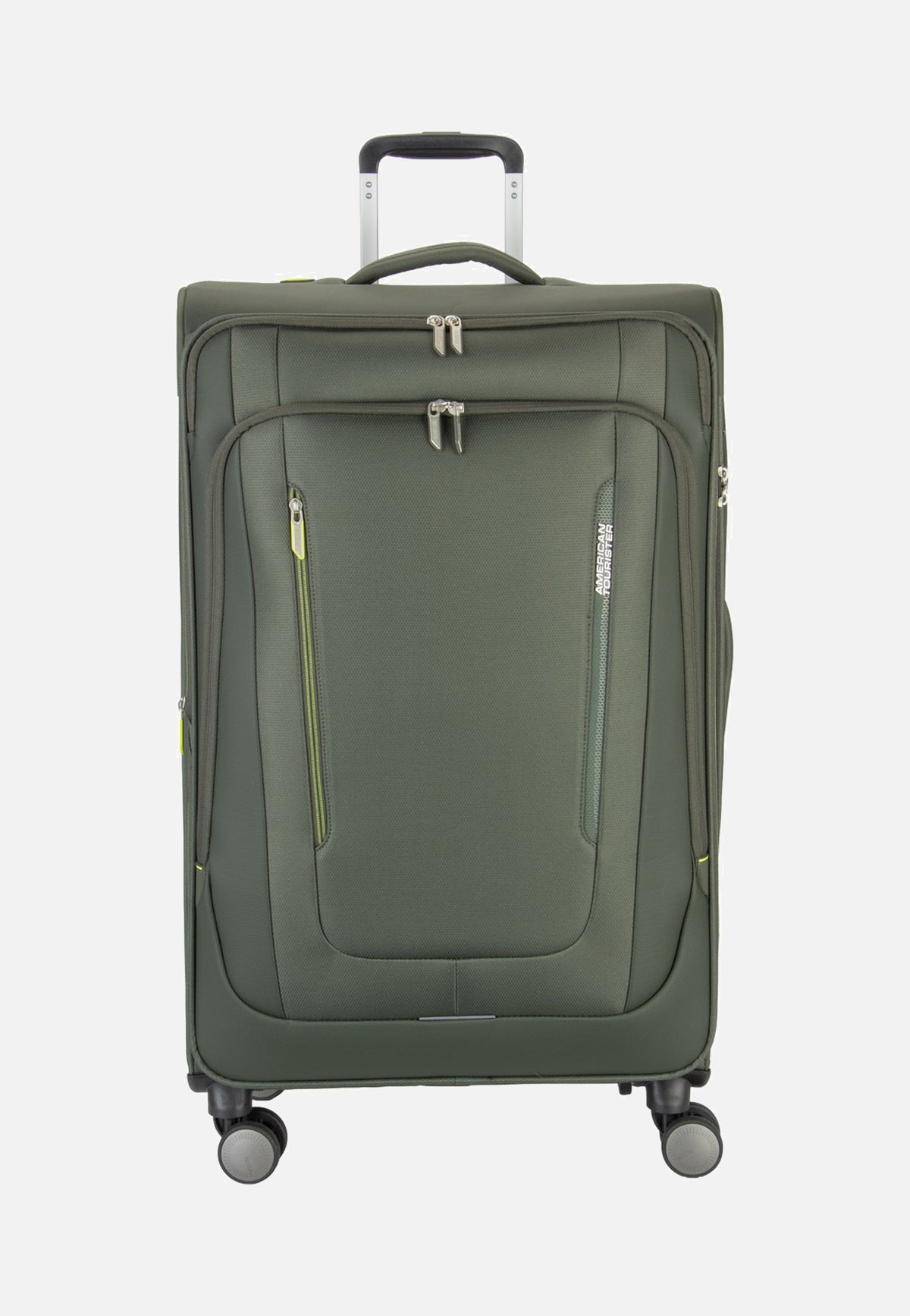American Tourister Wanderlite Spinner L Exp Dark Khaki Koffer