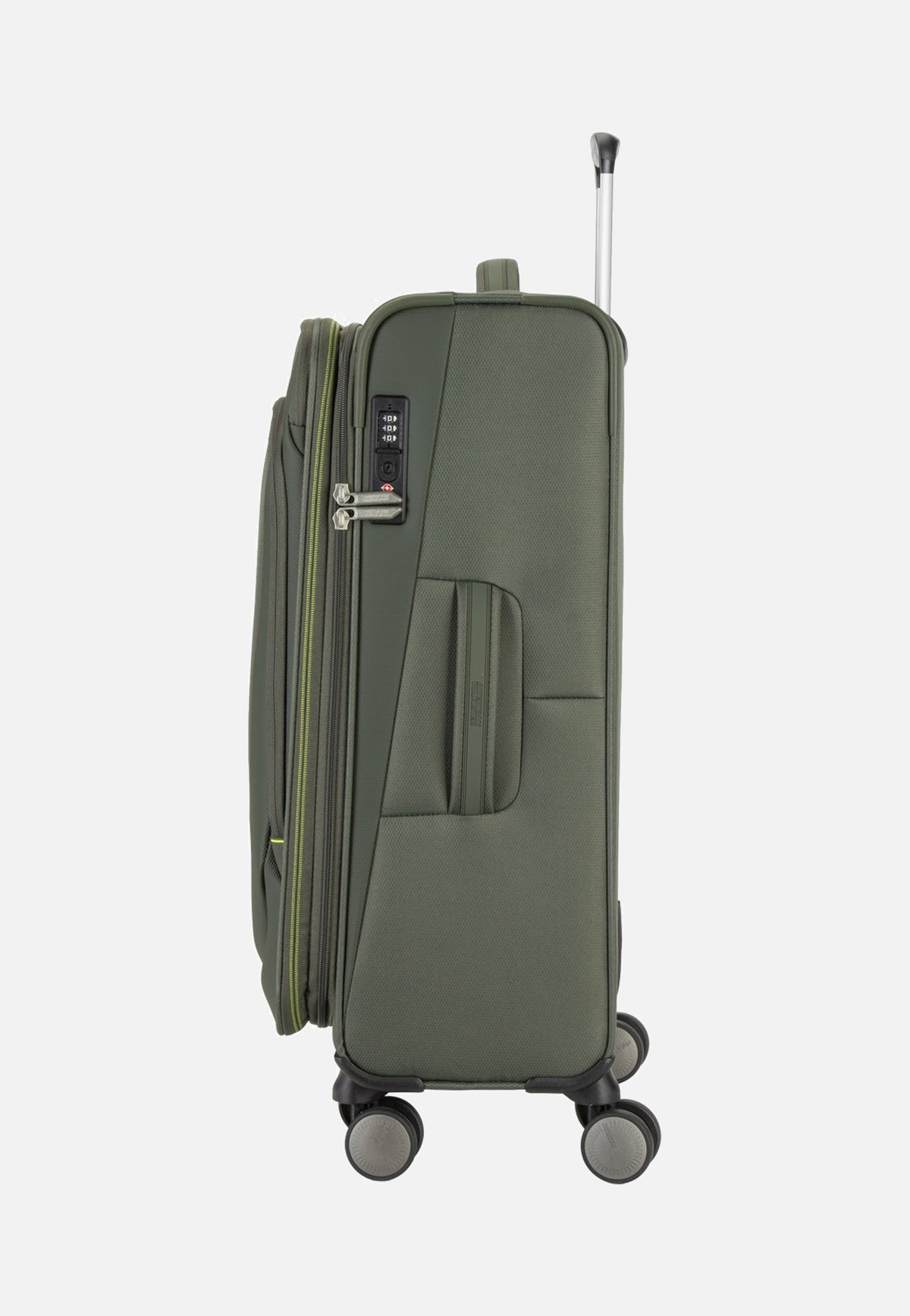 American Tourister Wanderlite Spinner M Exp Dark Khaki Koffer