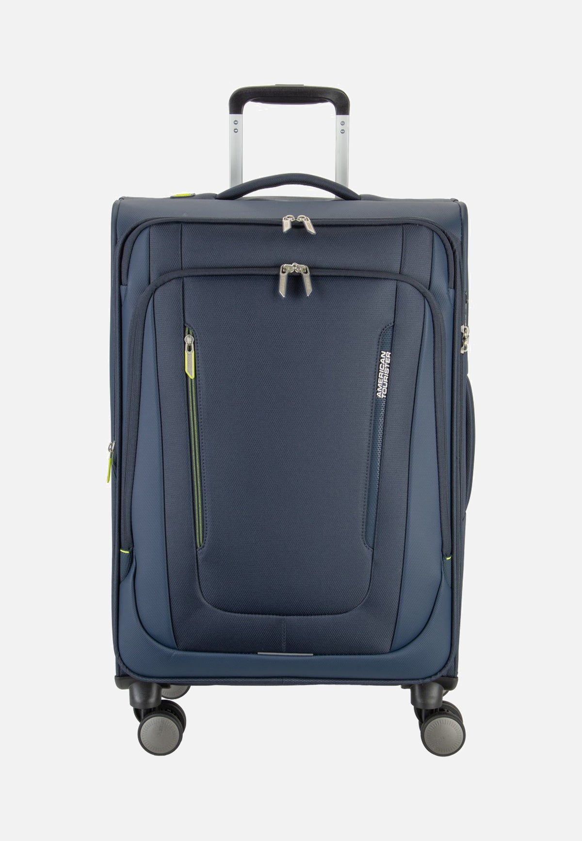 American Tourister Wanderlite Spinner M Exp Dark Navy Koffer