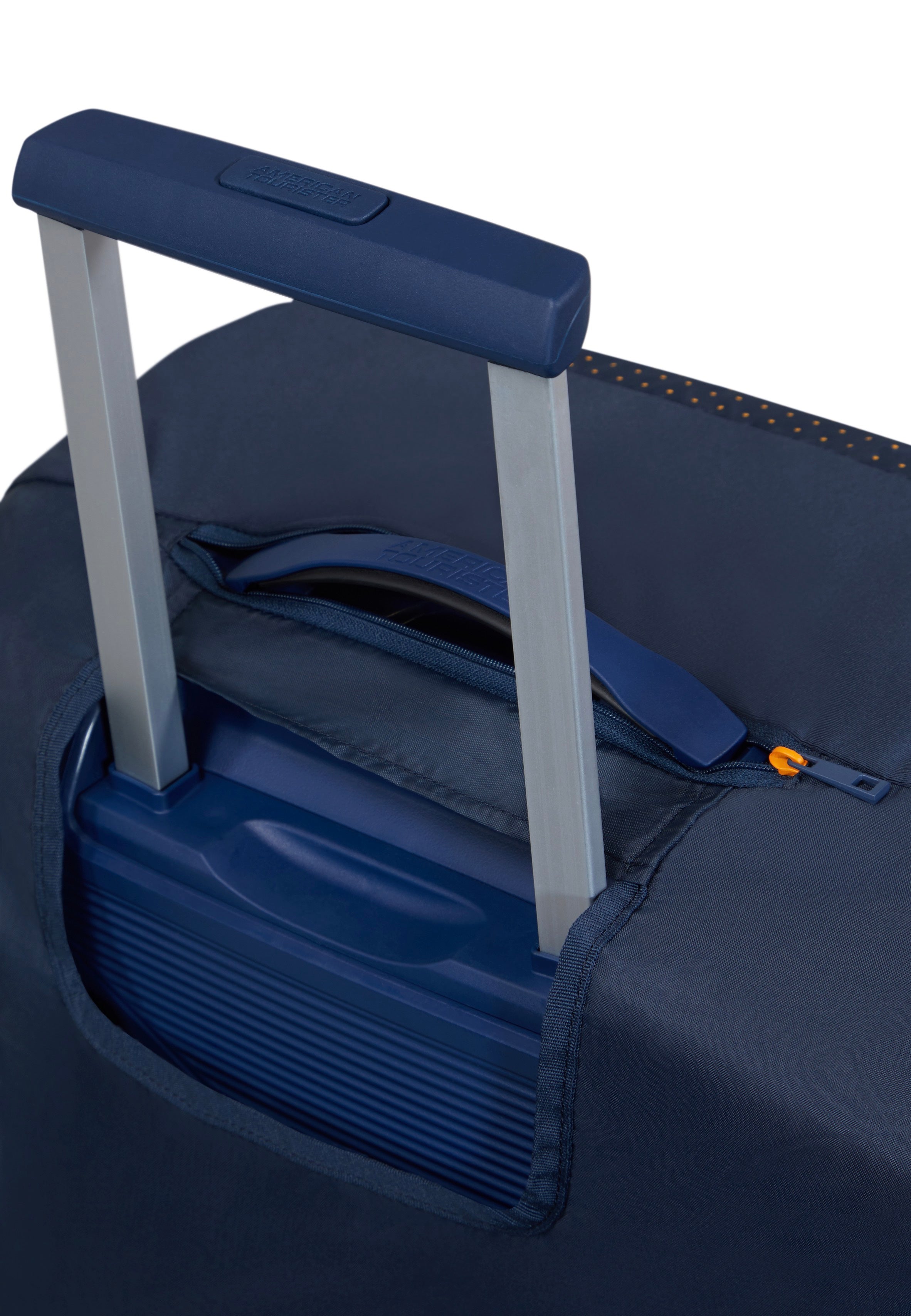 American Tourister Foldable L Navy/Orange Luggage Cover