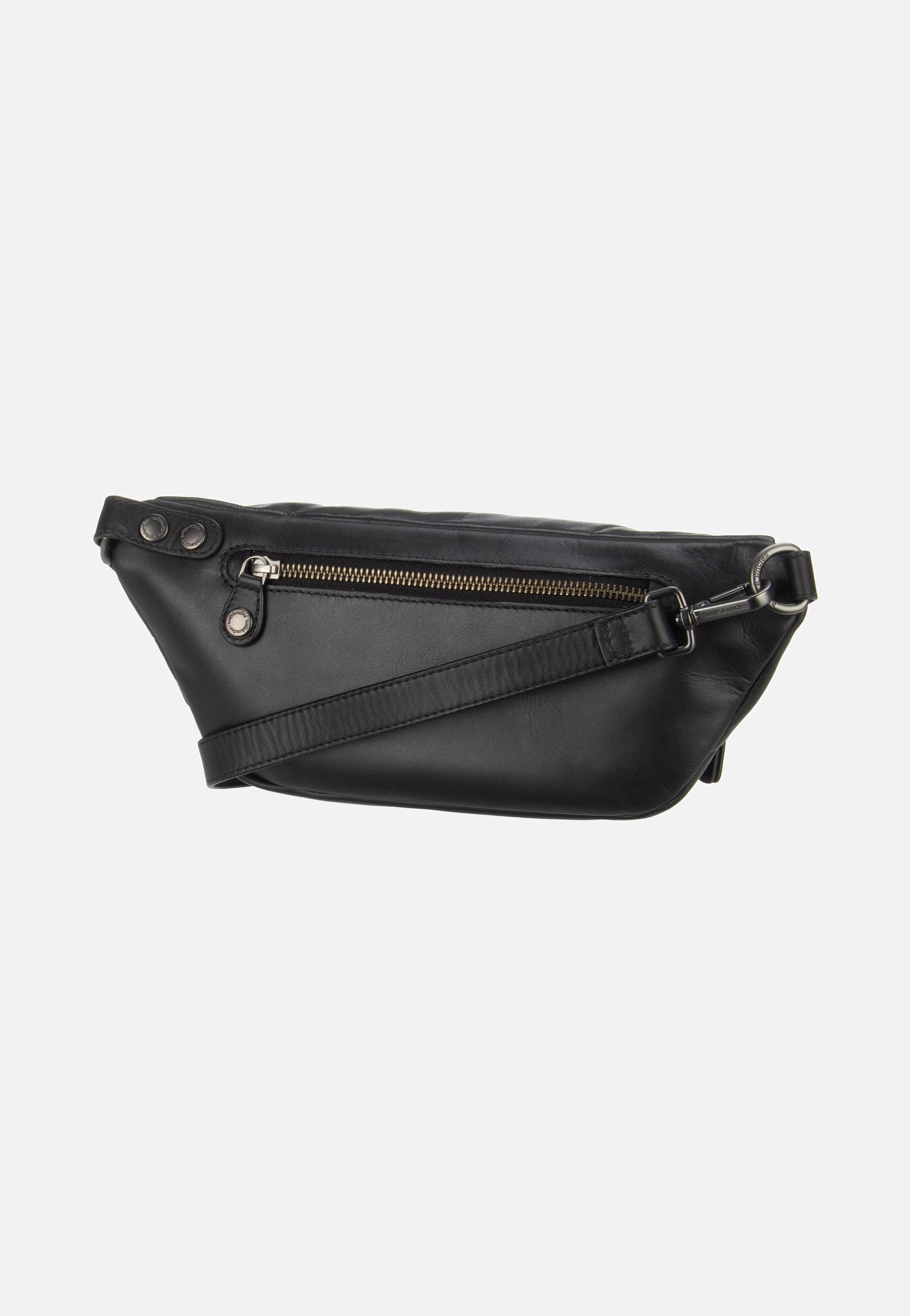 aunts & uncles Bilberry Jet Black Bauchtasche