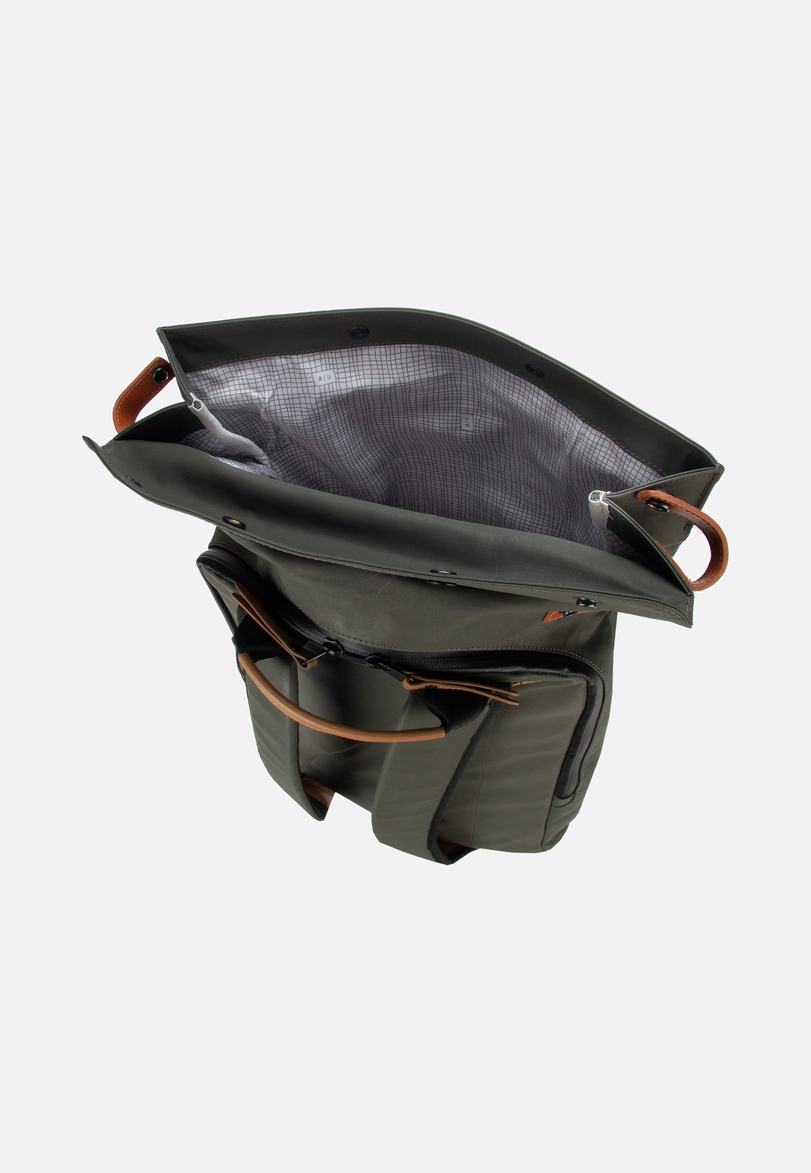 aunts & uncles Osaka Gravity Grey Rolltop Rucksack