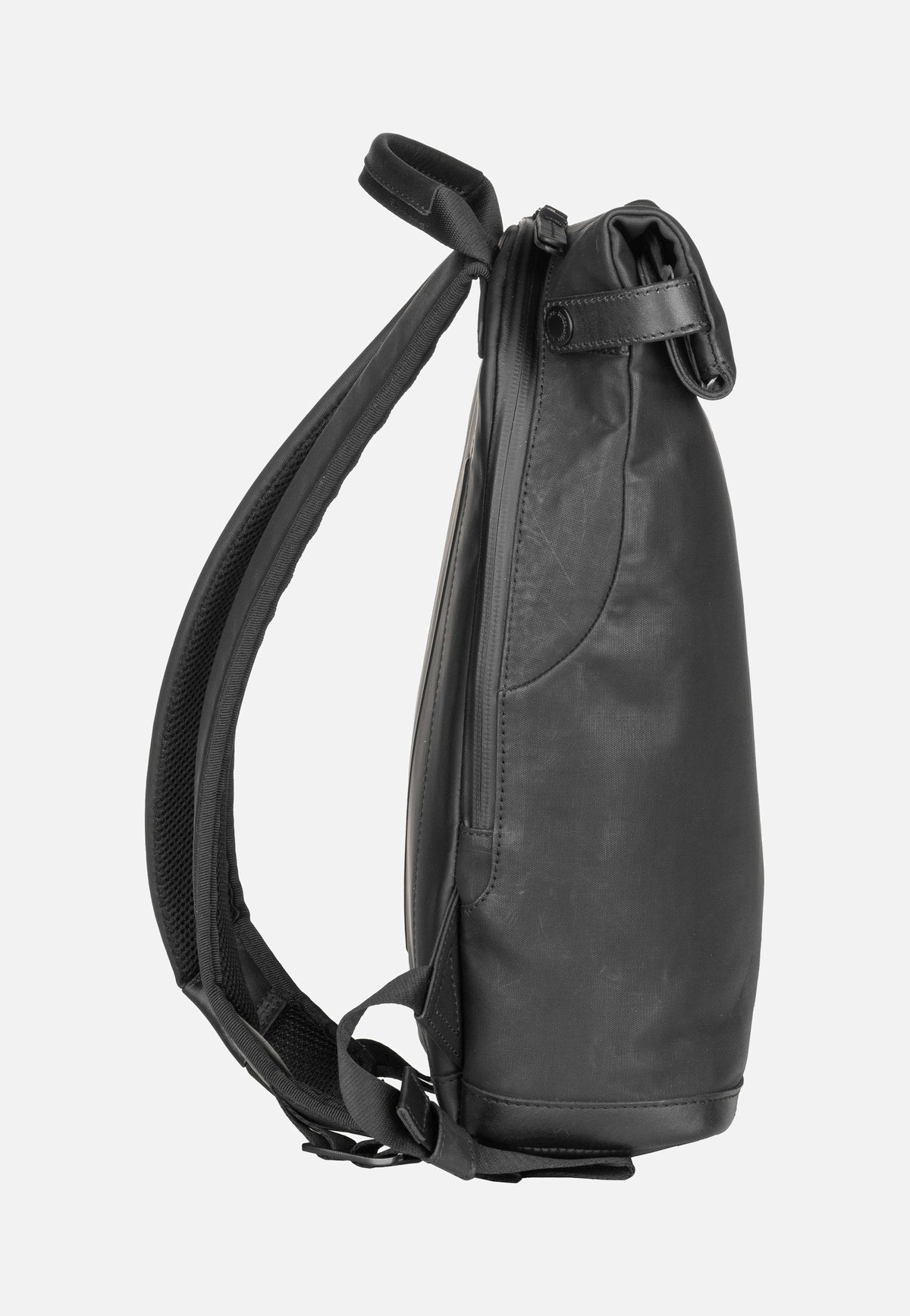 aunts & uncles Wakayama Black Rolltop Rucksack