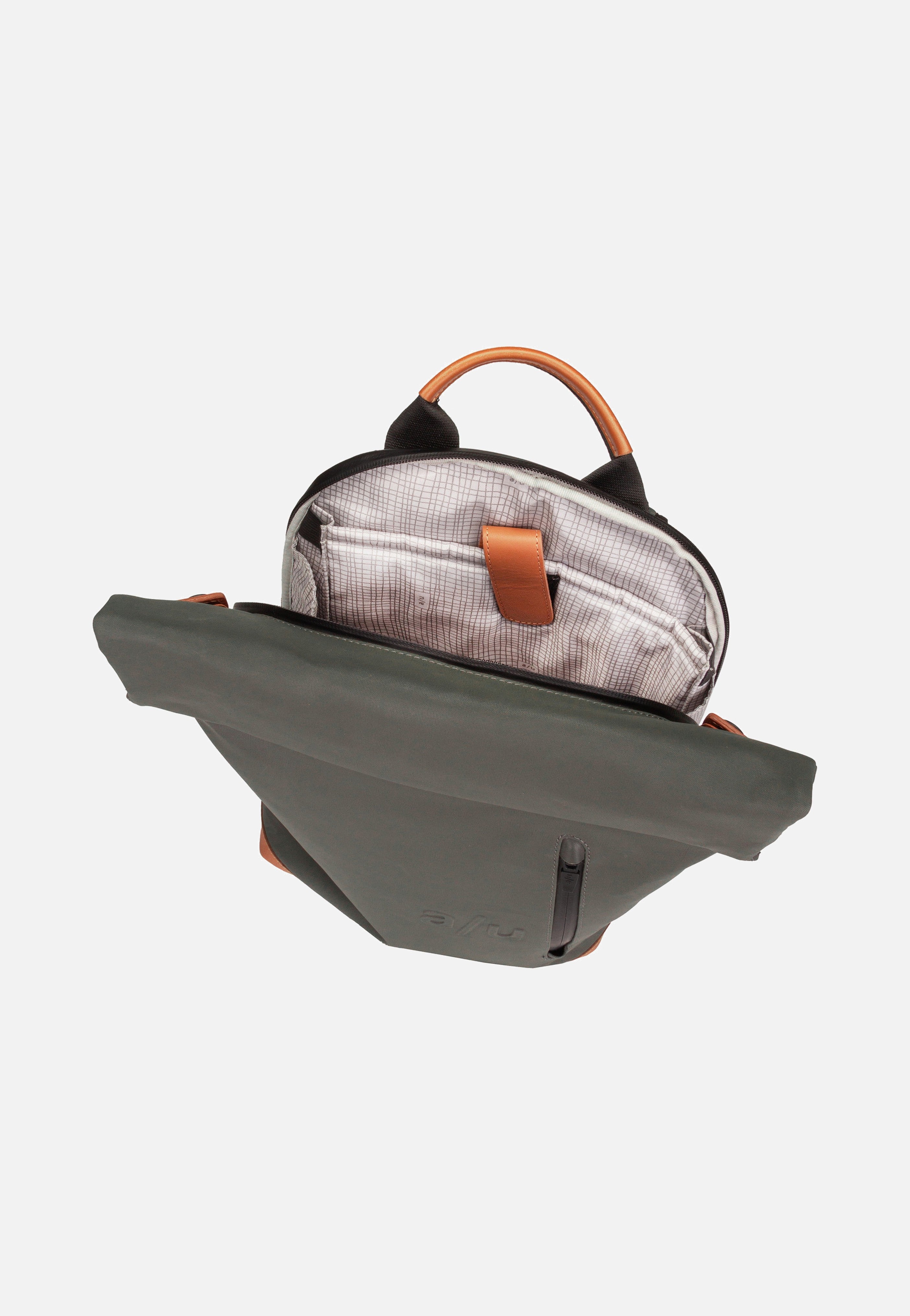 aunts & uncles Wakayama Gravity Grey Rolltop Rucksack