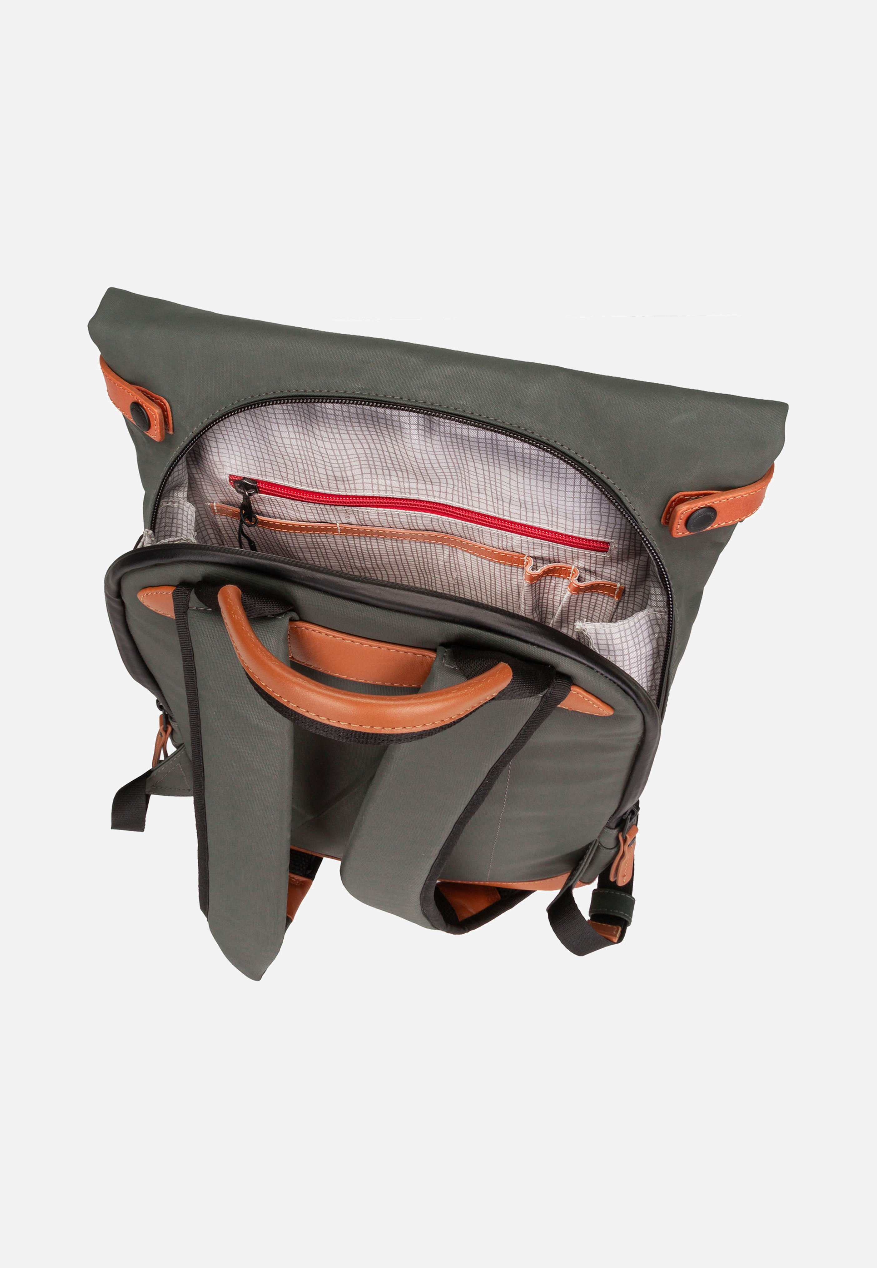 aunts & uncles Wakayama Gravity Grey Rolltop Rucksack