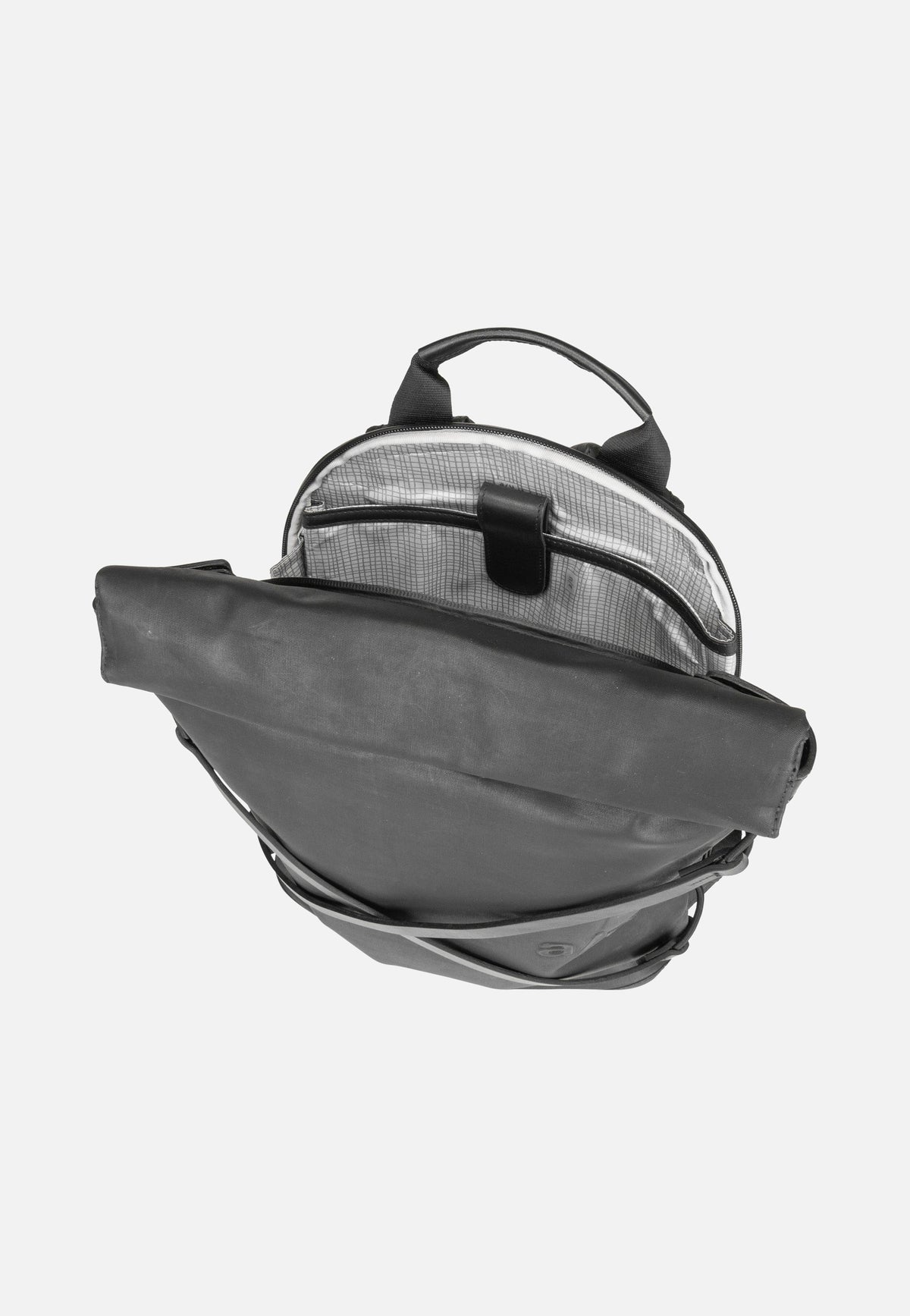 aunts & uncles Yokohama Black Rolltop Rucksack