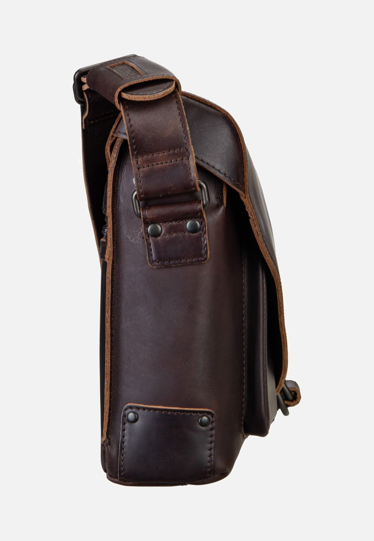 aunts & uncles Judd Dark Brown Messenger Bag
