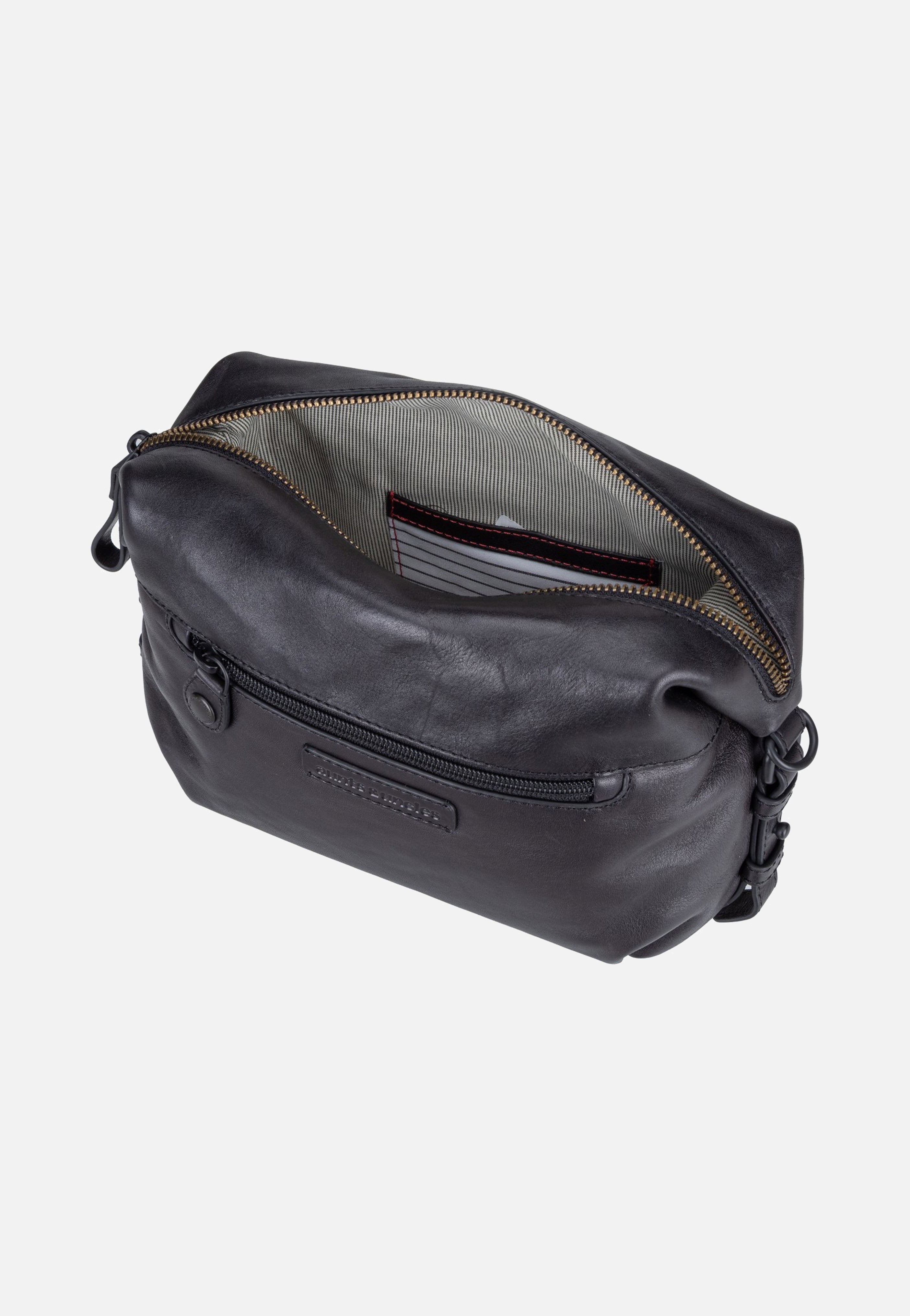 aunts & uncles Mrs. Cannoli Black Smoke Crossbody Bag