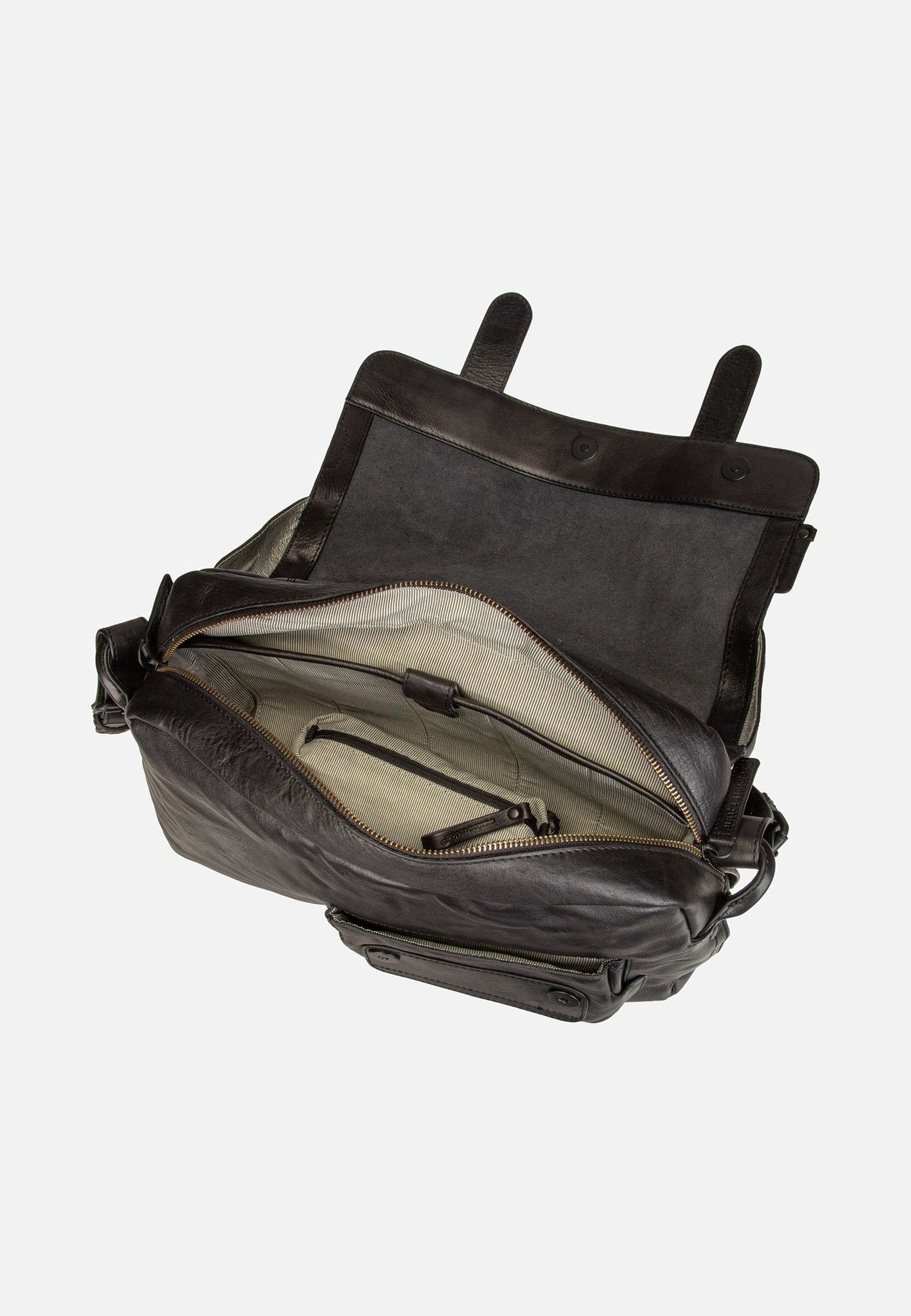 aunts & uncles Mrs. Honey Pie Black Smoke Messenger Bag