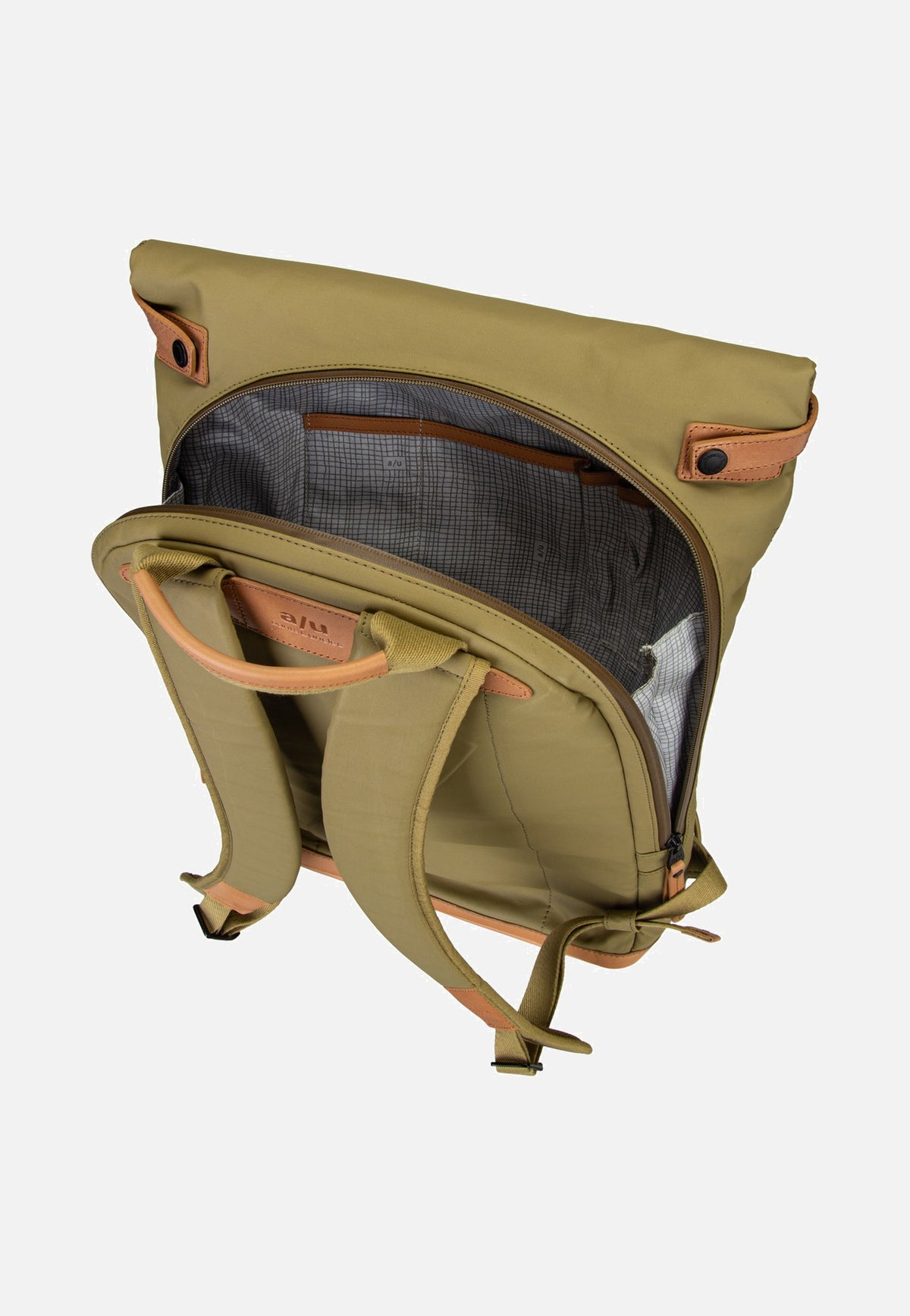 aunts & uncles Osaka Olive Stone Rolltop Rucksack