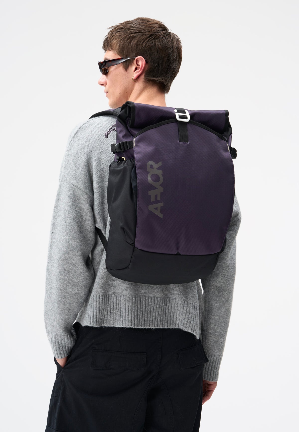 AEVOR Roll Pack Proof Phantom Purple Rolltop Rucksack