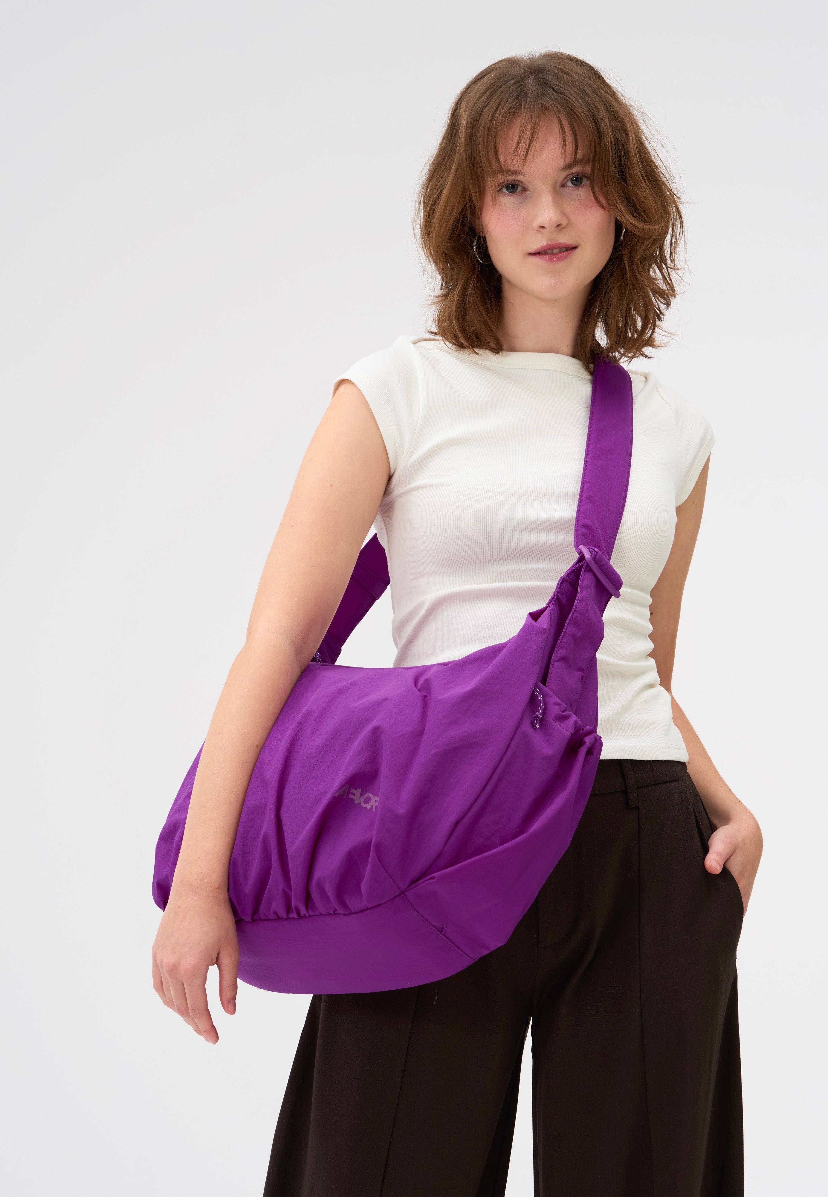 AEVOR Slouchy Bag Electric Fuchsia Sling Bag