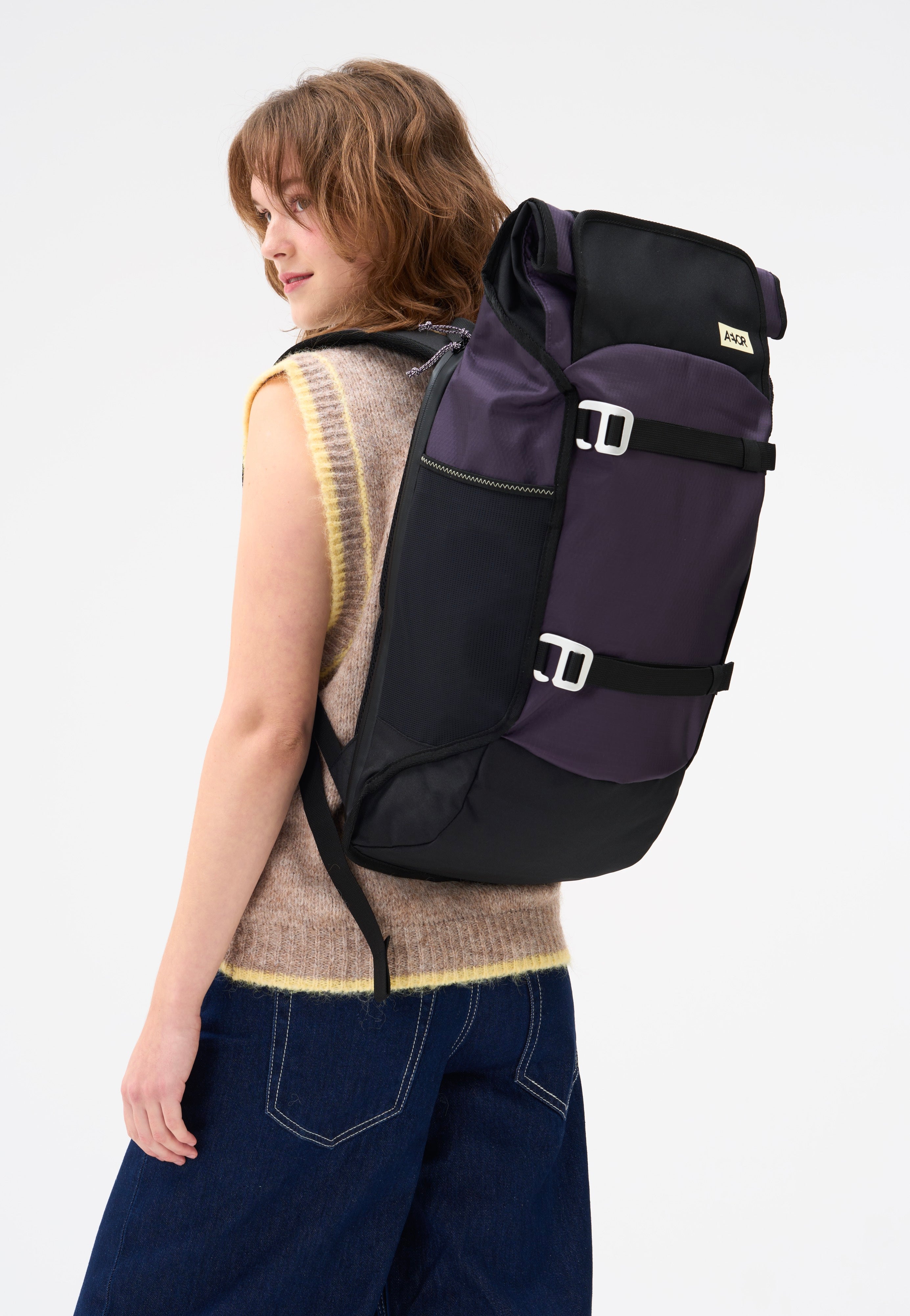 AEVOR Trip Pack Proof Phantom Purple Rolltop Rucksack