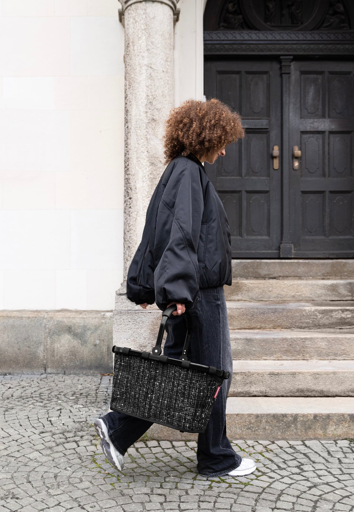 reisenthel Carrybag Bouclé Black Einkaufskorb