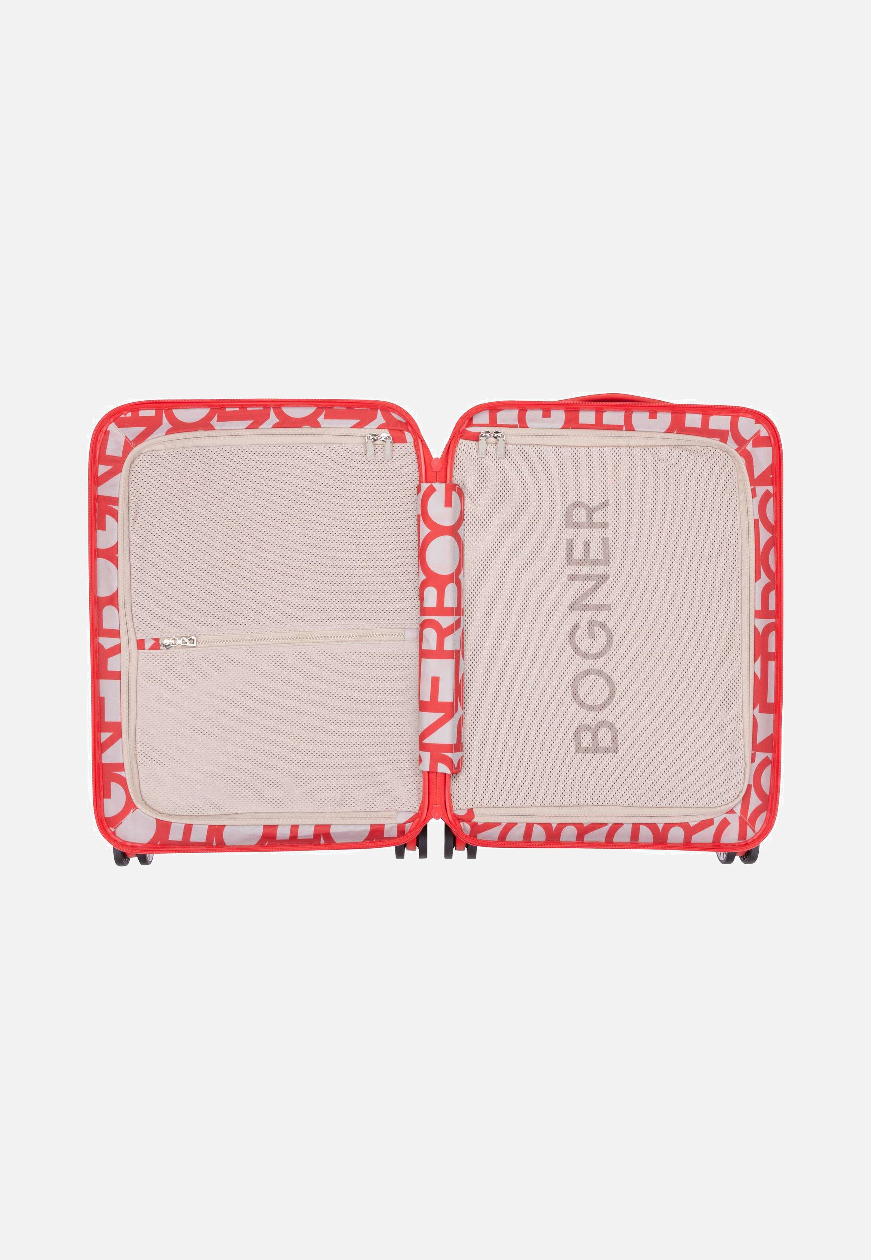 Bogner Piz C55 Trolleycase SVZ 4w Red Koffer